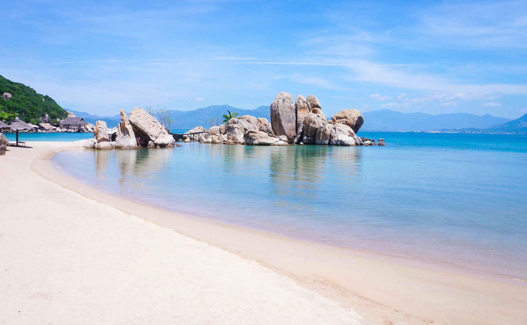 越南美丽的海滩壁纸-