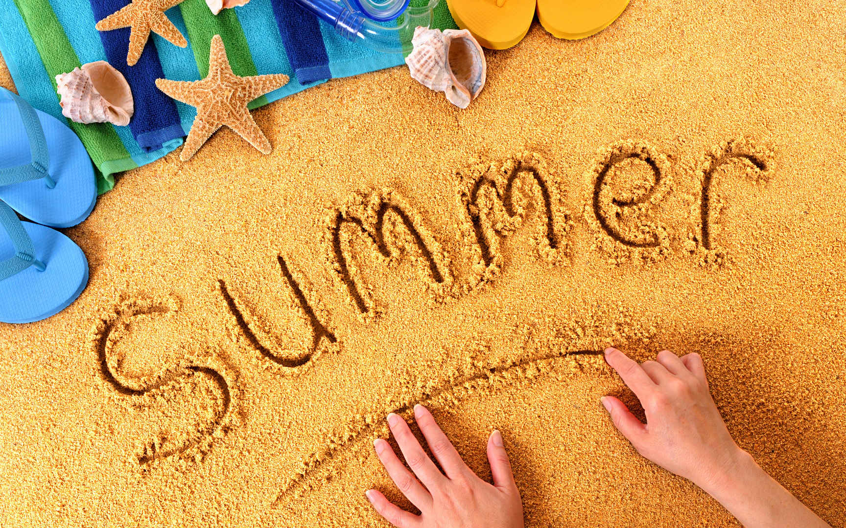 沙滩 夏天 Summer壁纸