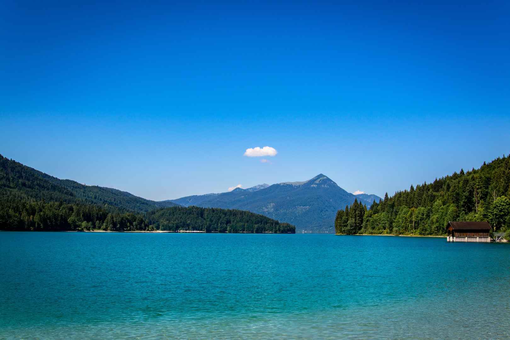 德国瓦尔兴湖自然风景图片-
