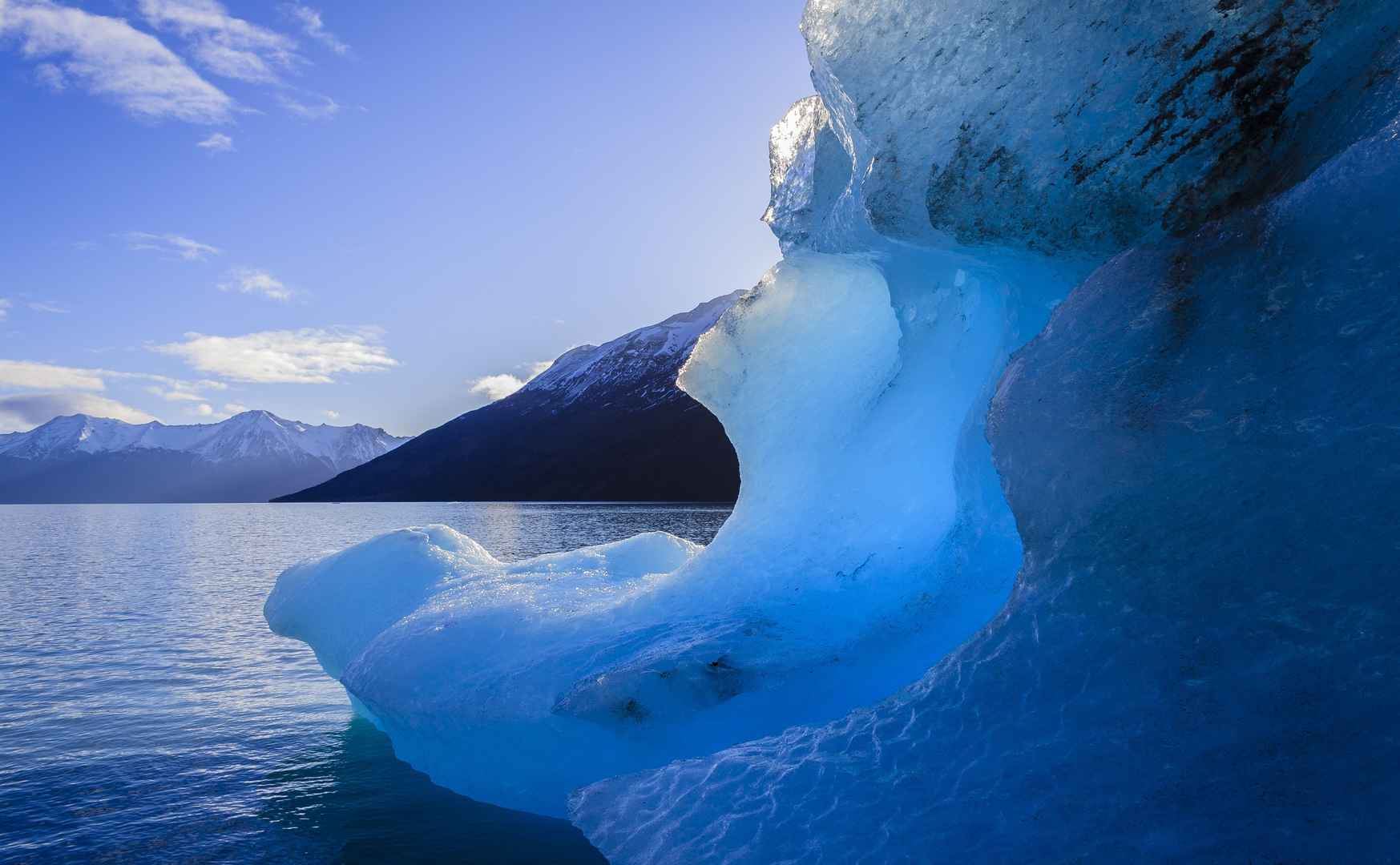 阿根廷巴塔哥尼亚冰川自然风景图片-