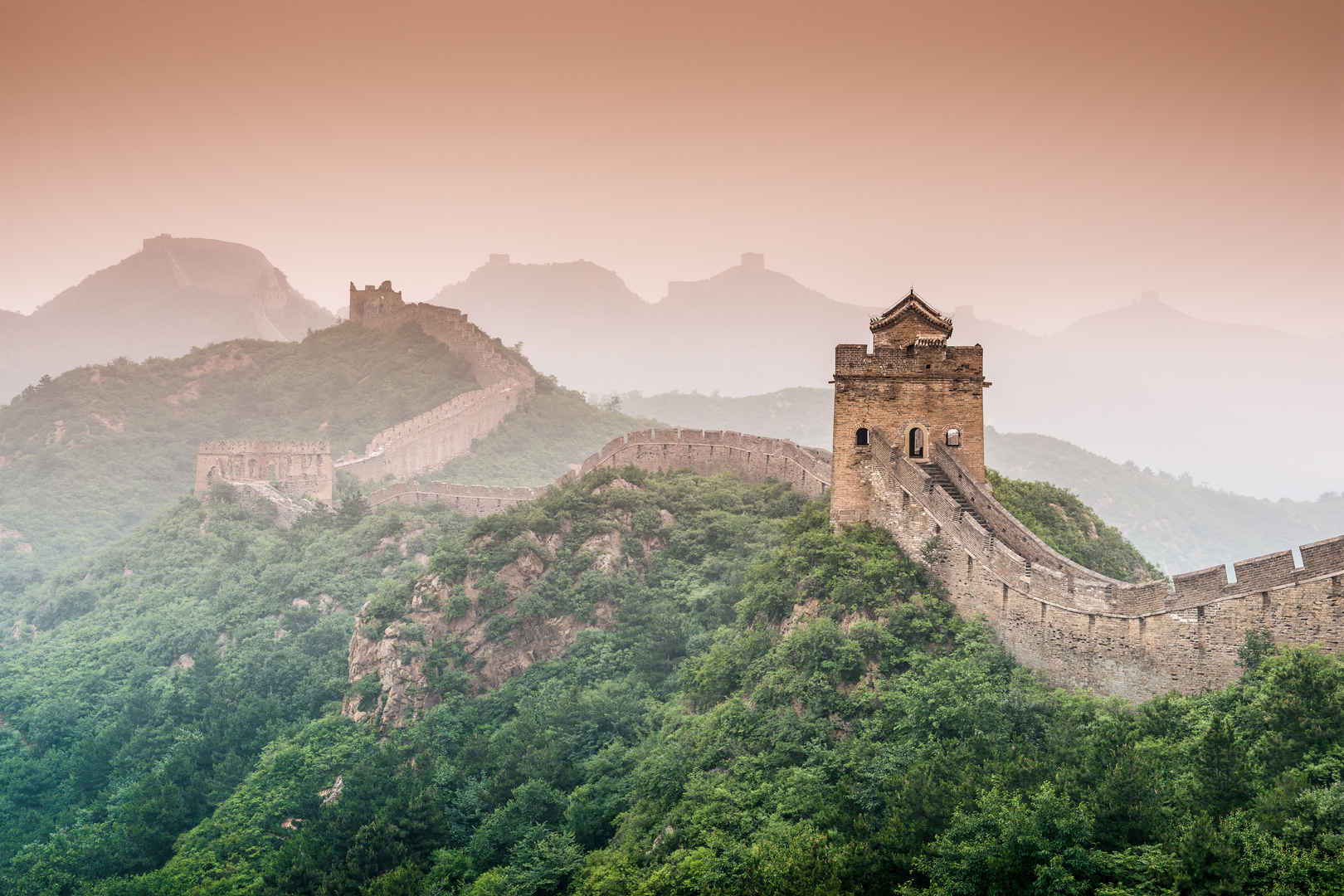 中国的长城金山岭段壁纸高清-