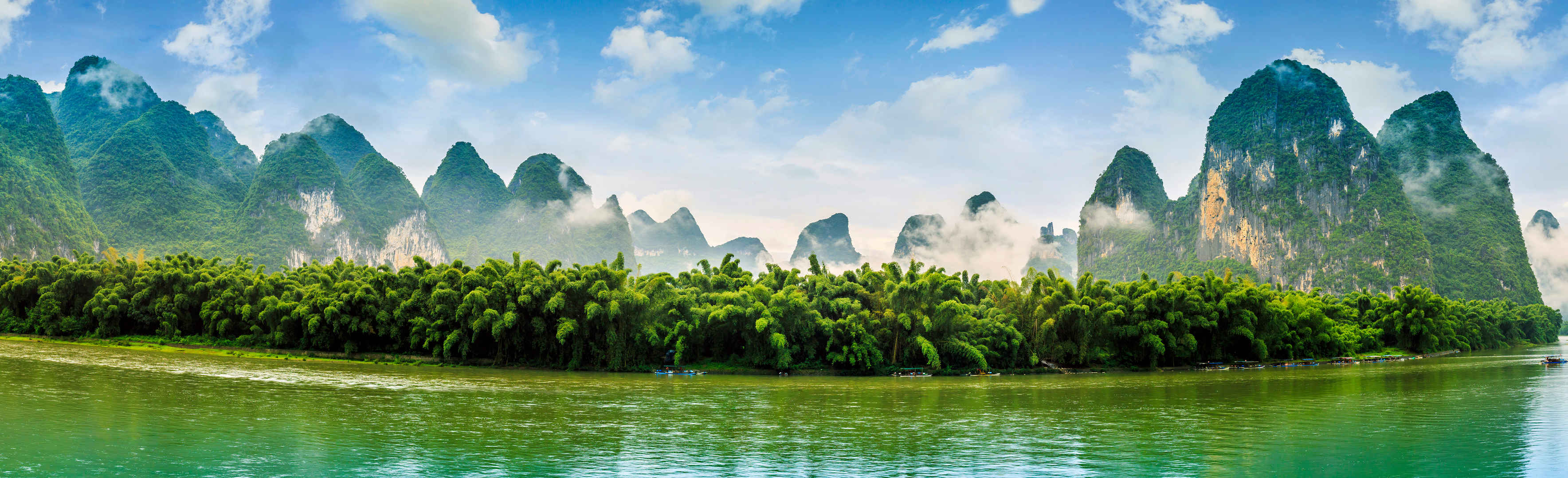 桂林美丽的自然景观宽屏壁纸-
