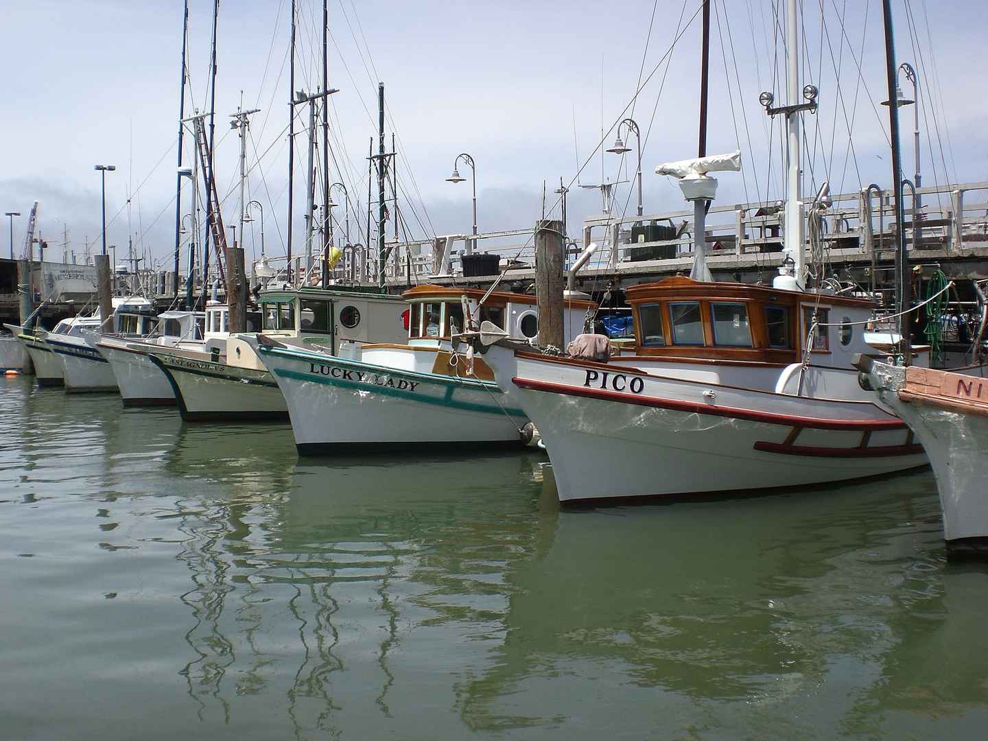 美国旧金山渔人码头风景-