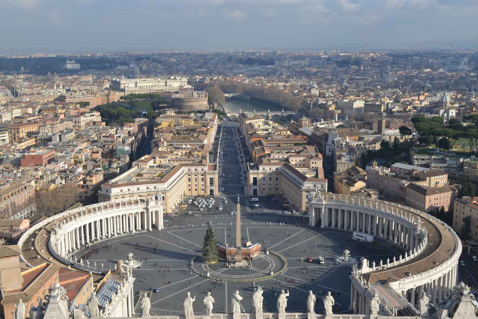 梵蒂冈广场建筑风景图片-