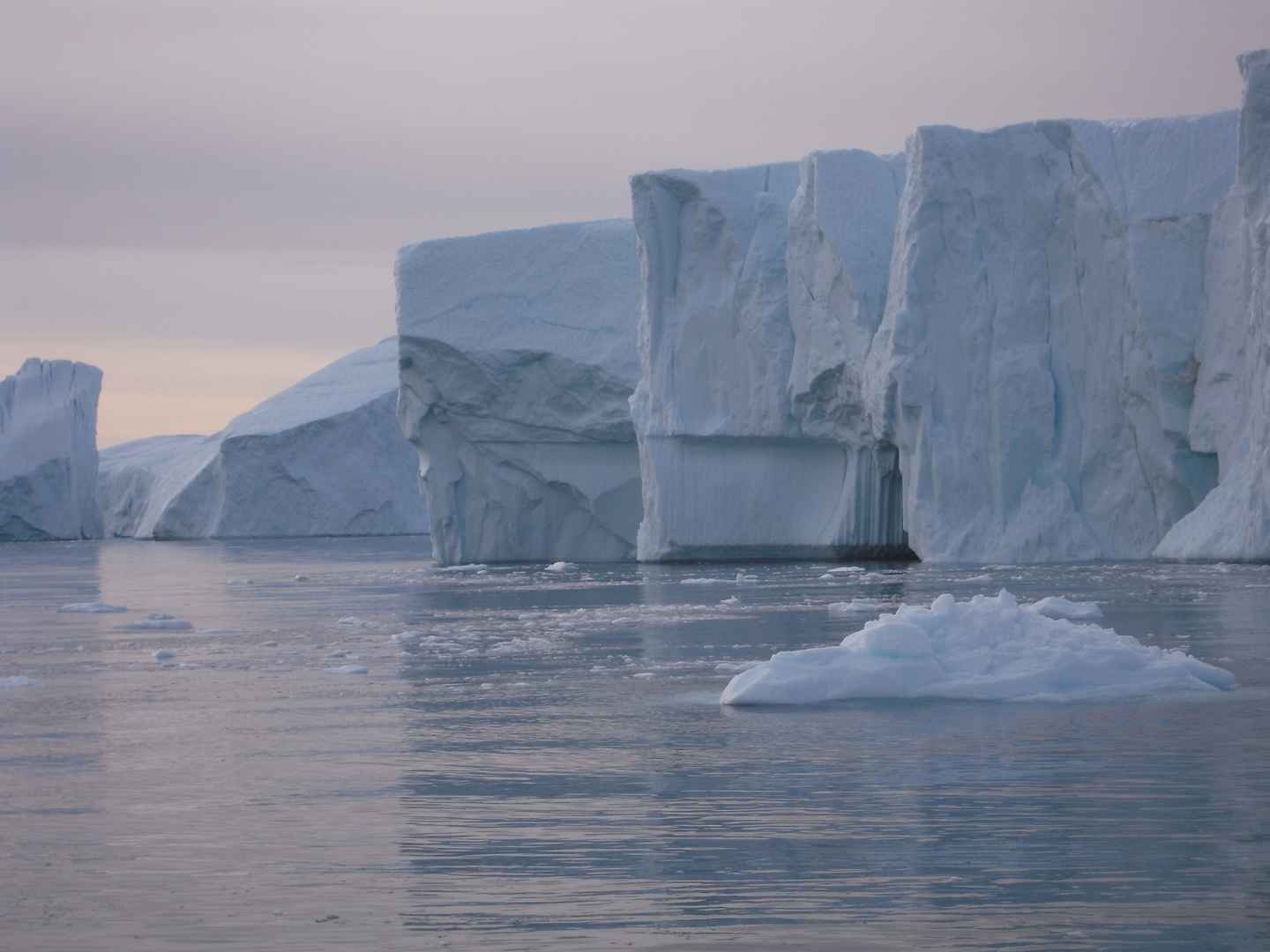 挪威格陵兰岛冰川风景图片-