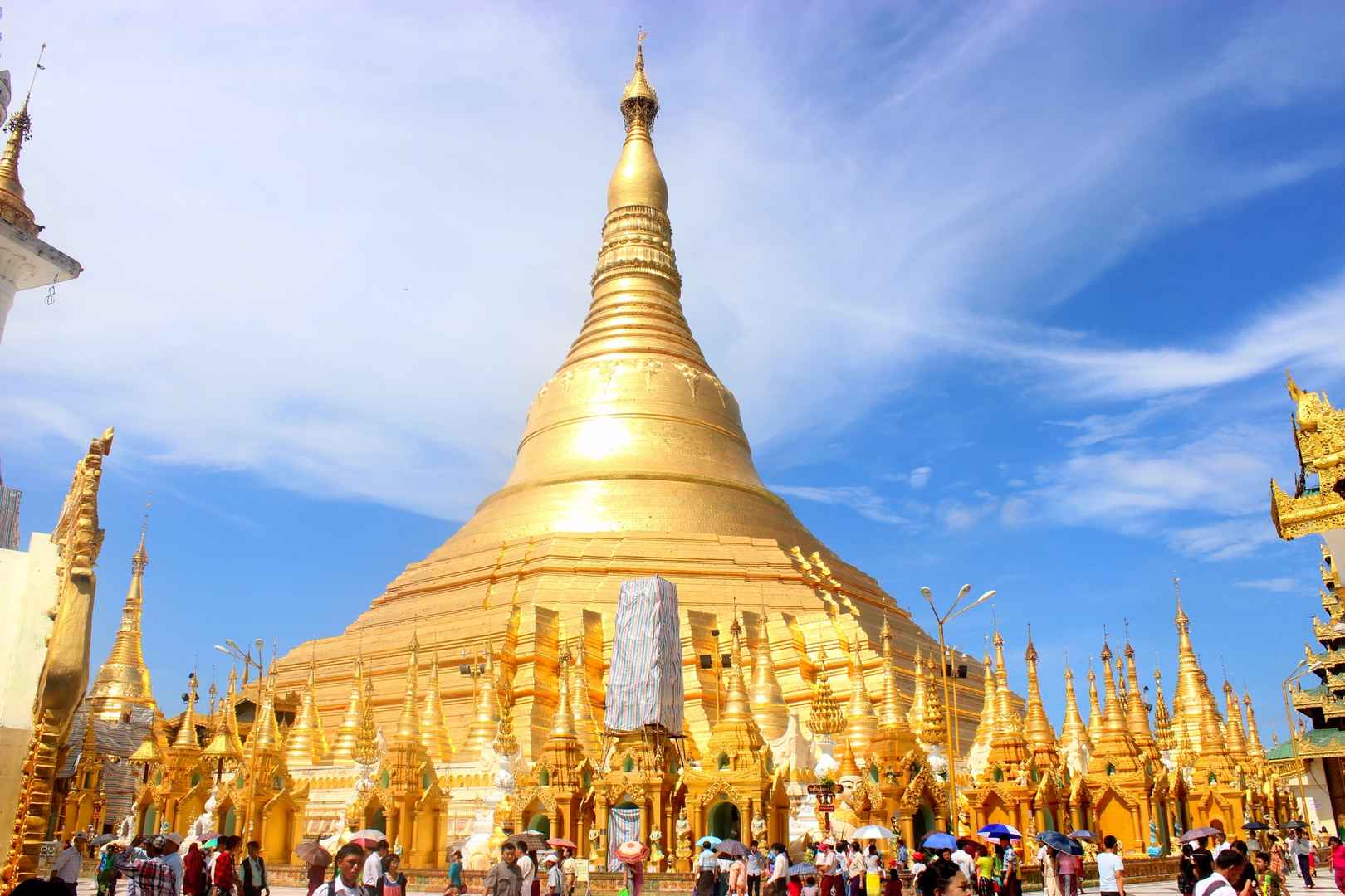缅甸仰光大金塔壁纸风景图片
