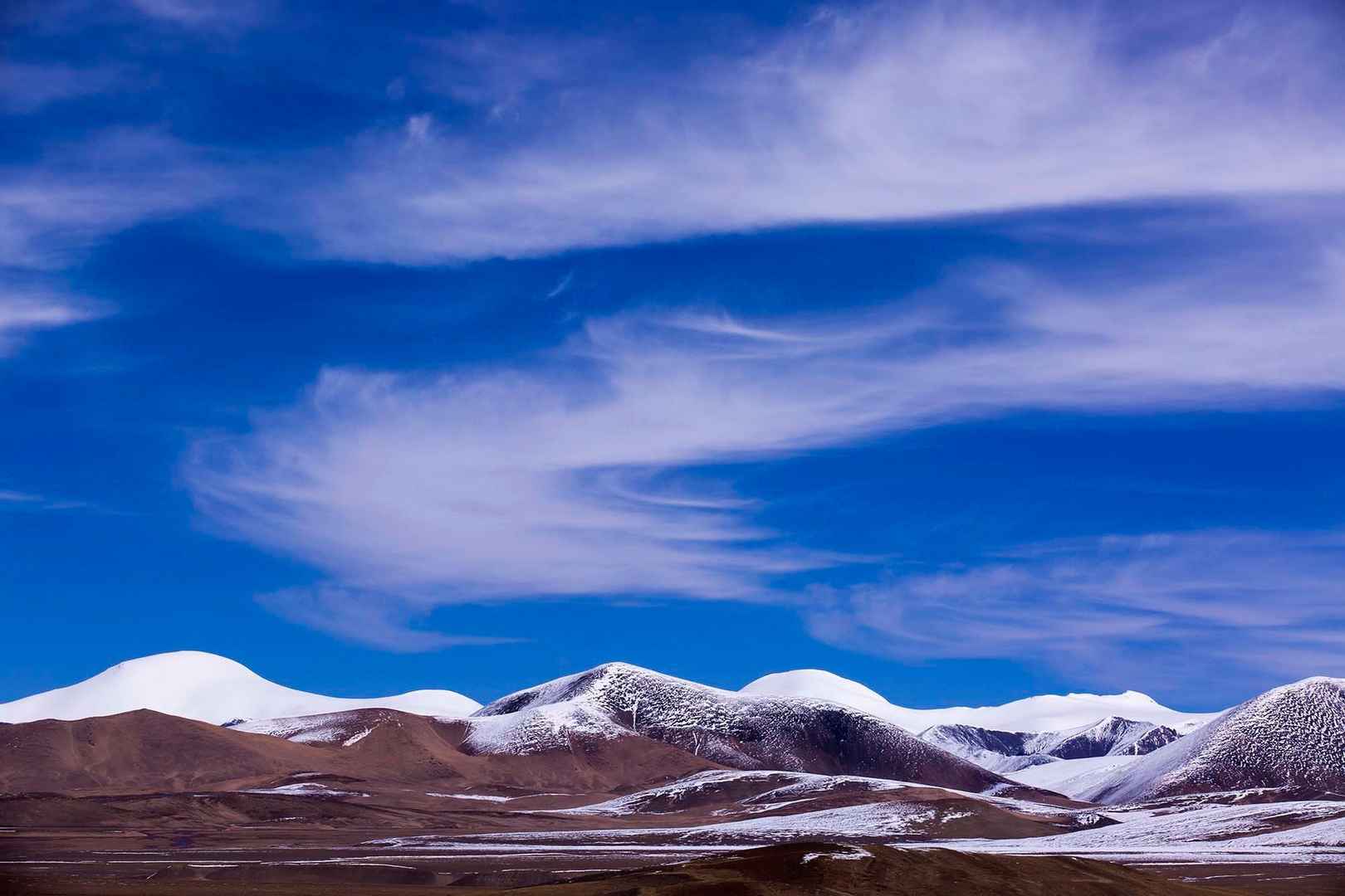 西藏普若岗日冰川风景图片-