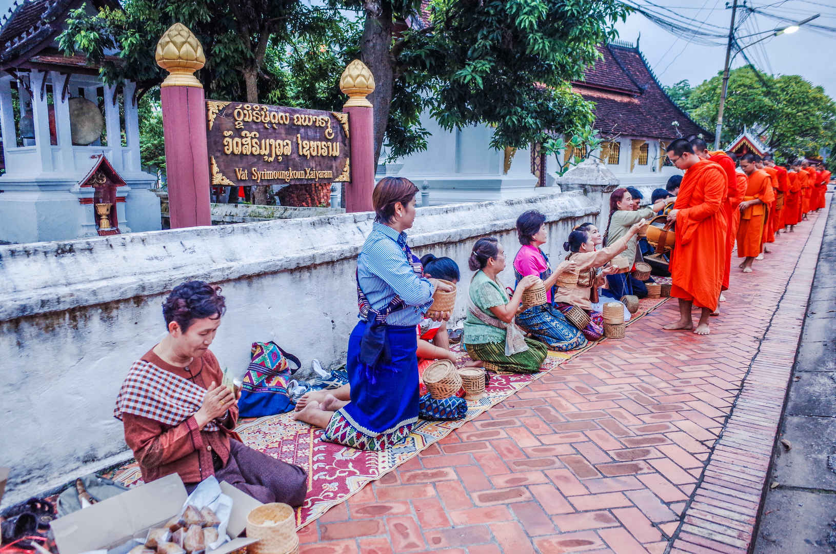 老挝人文风景图片