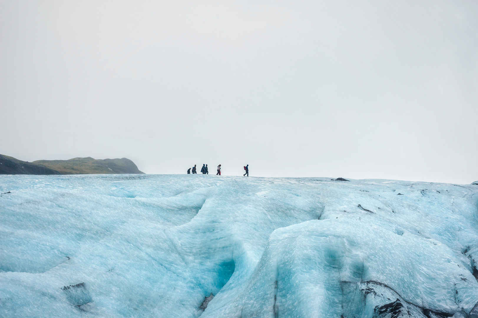 冰岛瓦特纳冰川风景图片-