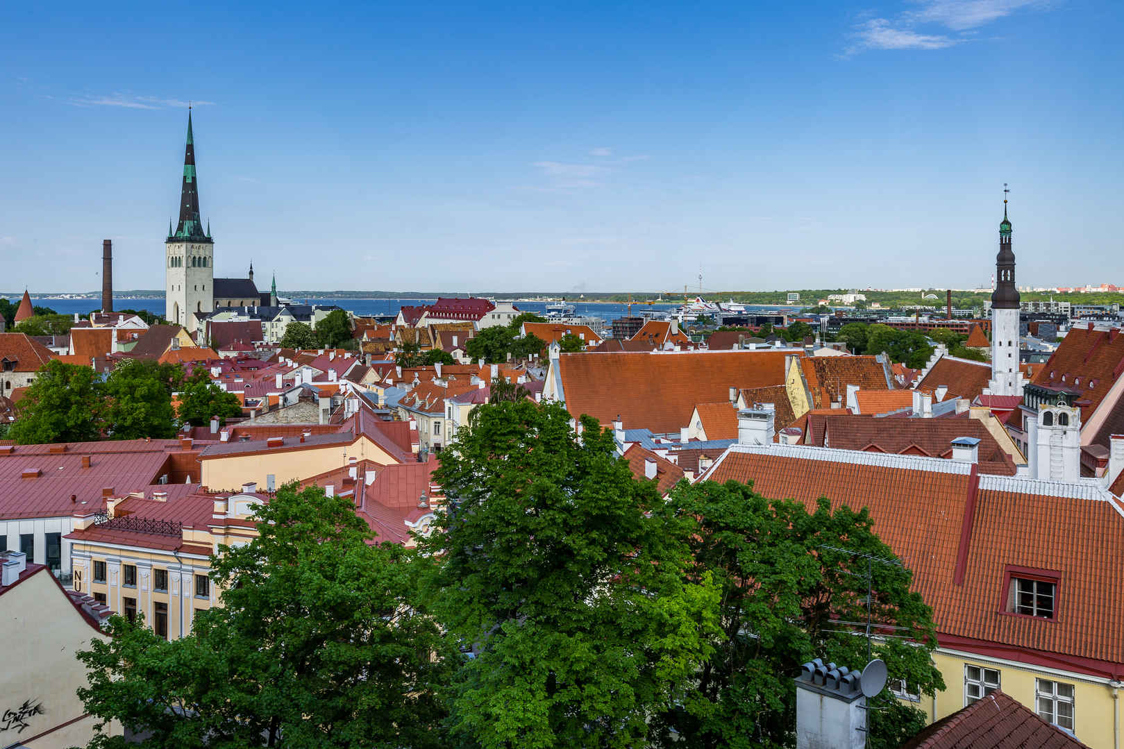 爱沙尼亚首都塔林风景图片-