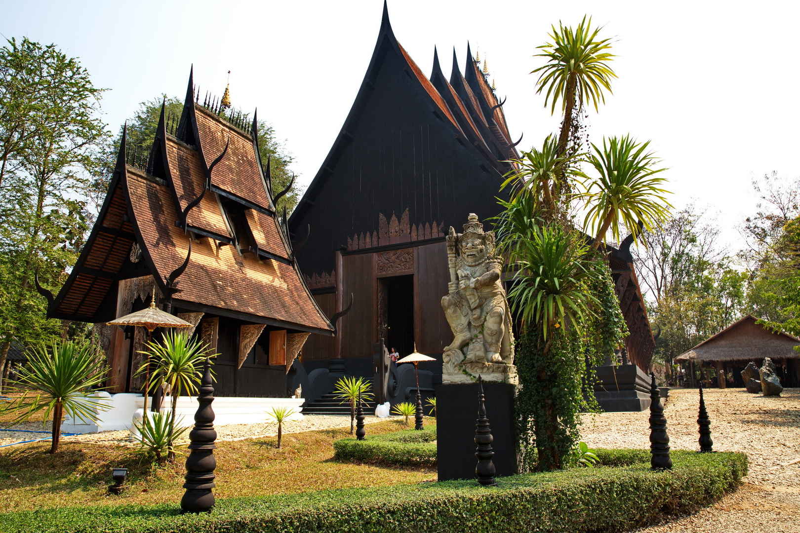泰国清莱黑庙图片-