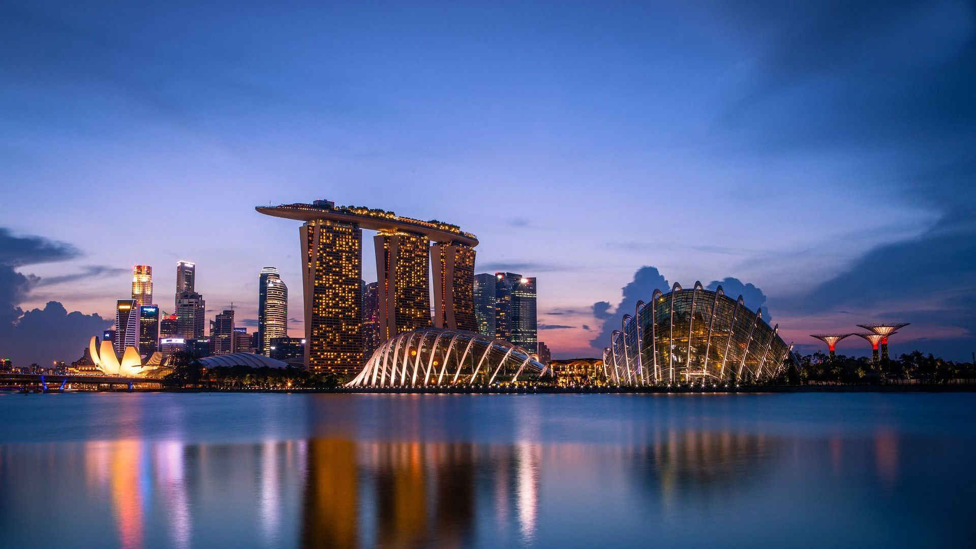 新加坡城市建筑壁纸图片-