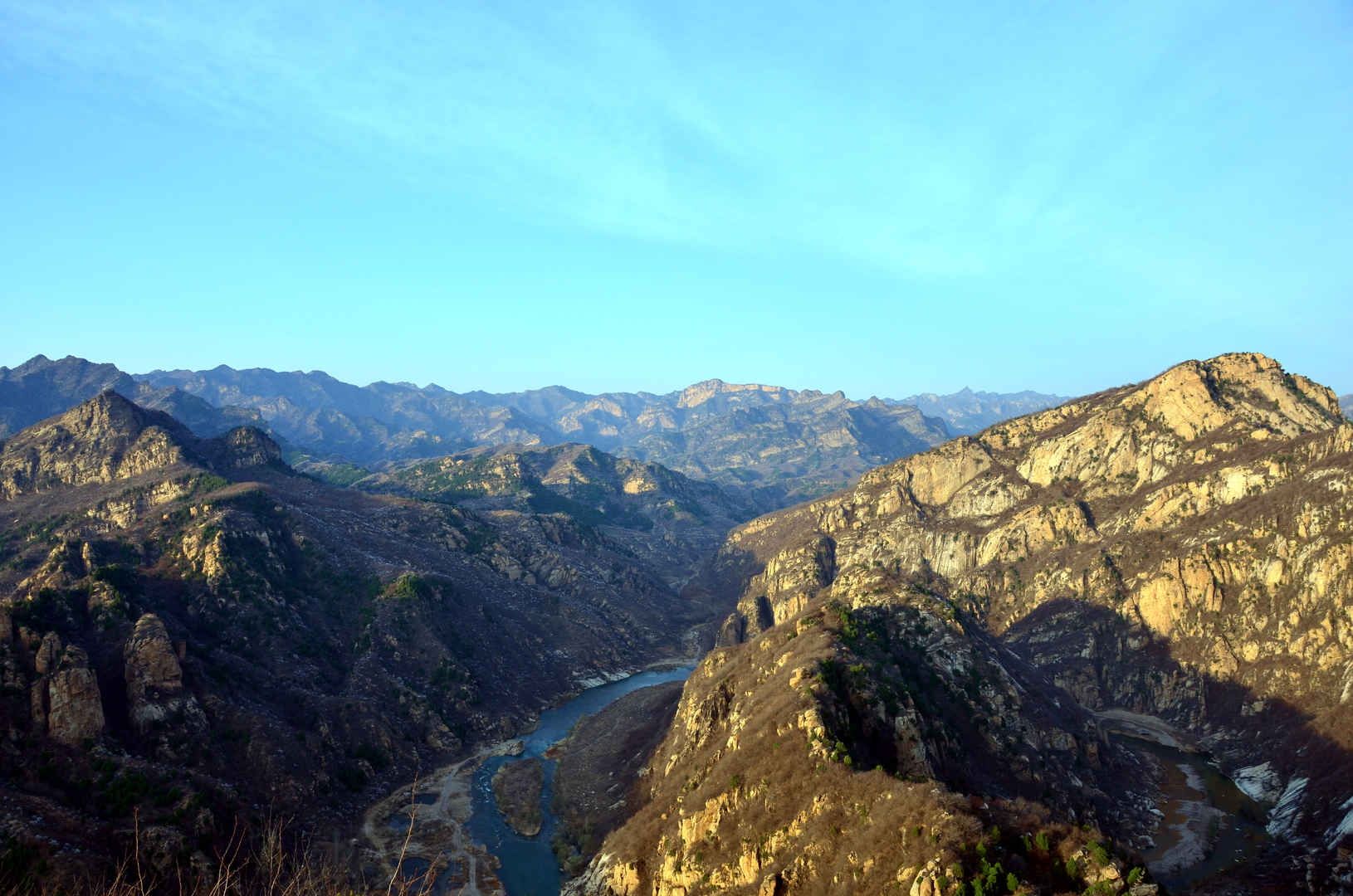北京延庆白河峡谷壁纸图片-