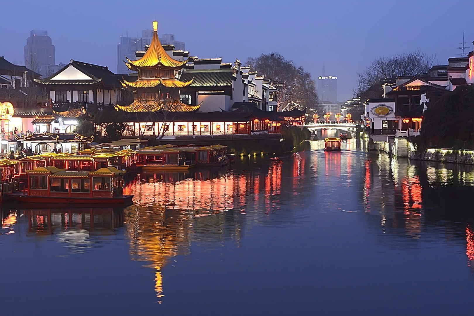 南京夫子庙夜景壁纸图片