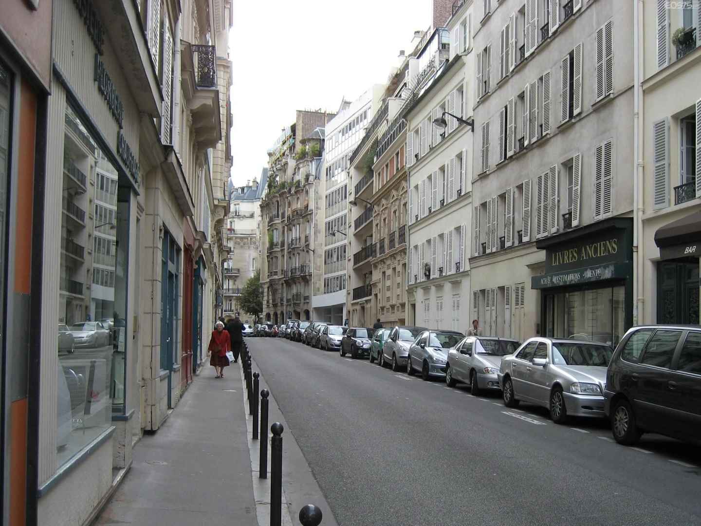 巴黎小巷壁纸图片-