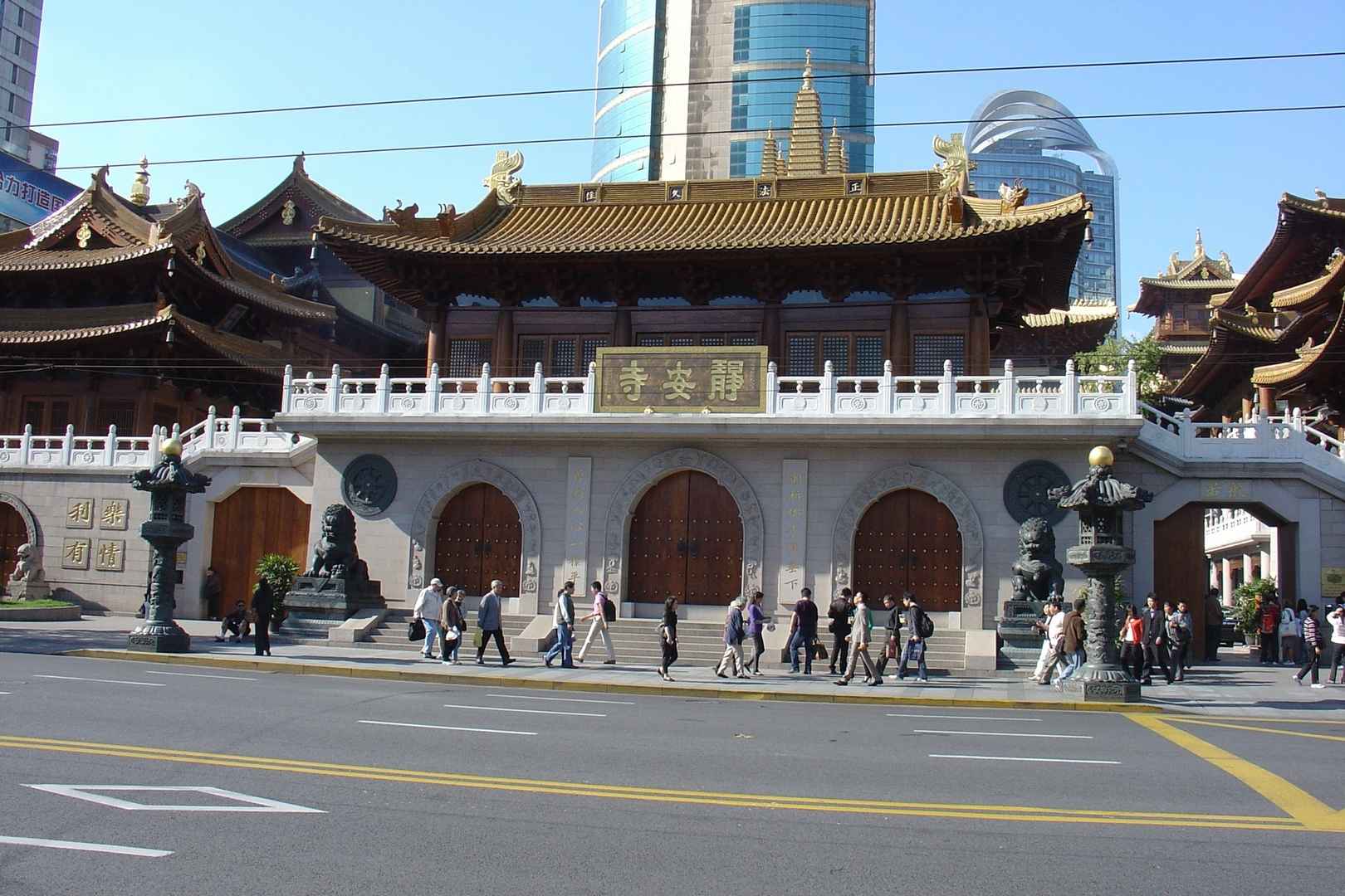 上海静安寺壁纸图片-
