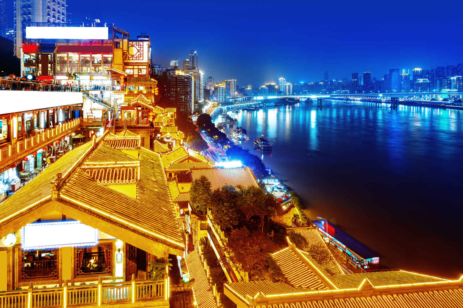 重庆城市夜景壁纸-