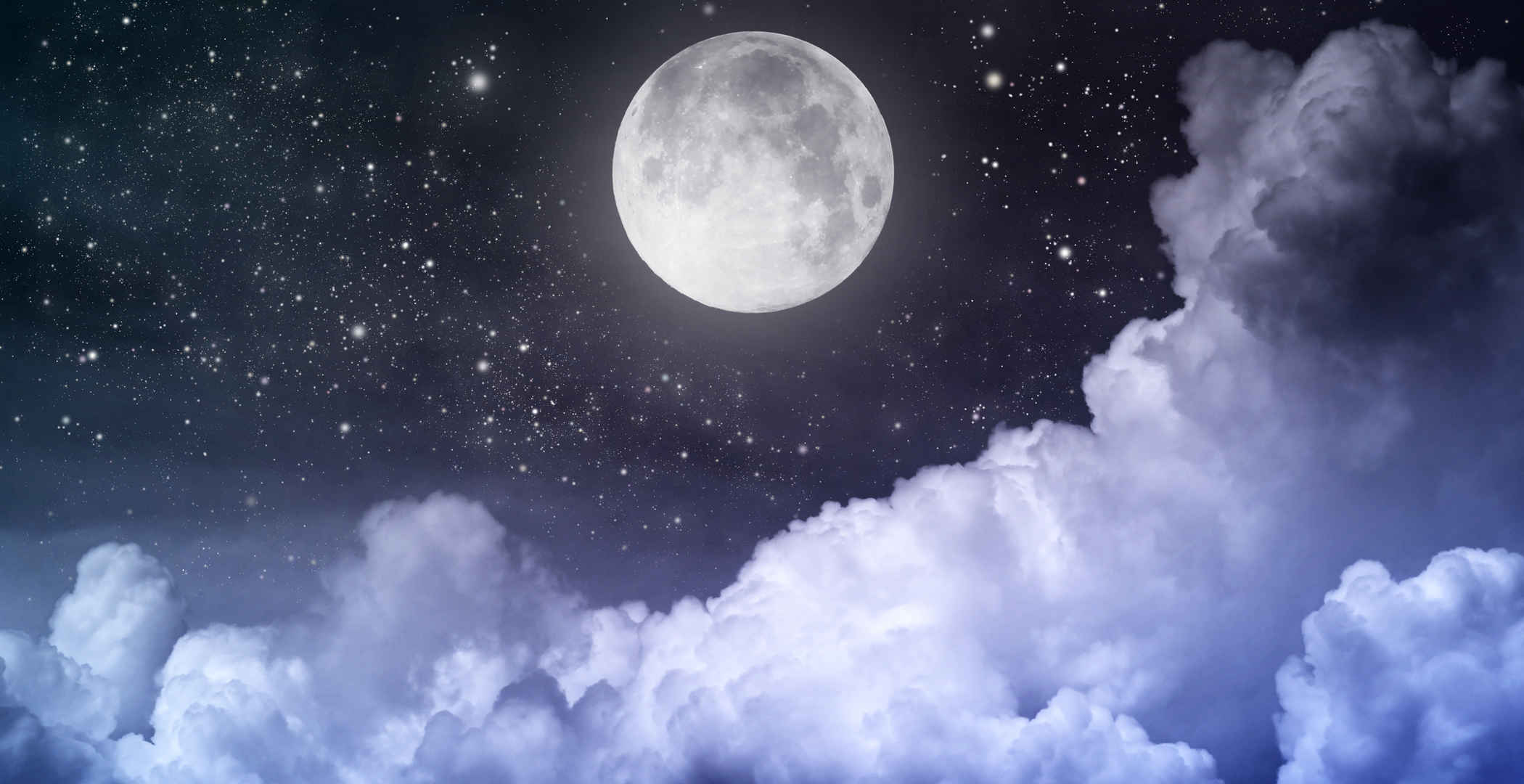 月亮月光的夜晚壁纸图片