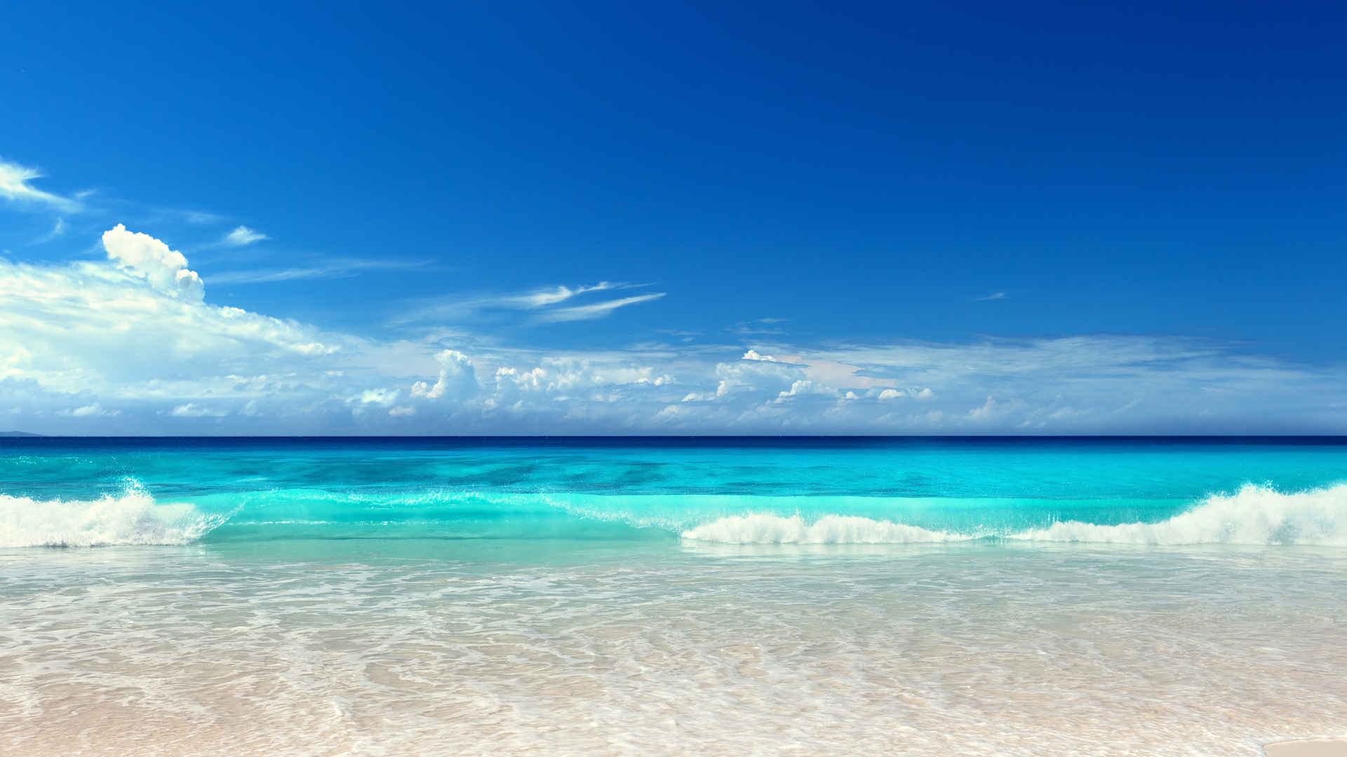 阳光大海海景蓝色大海电脑壁纸