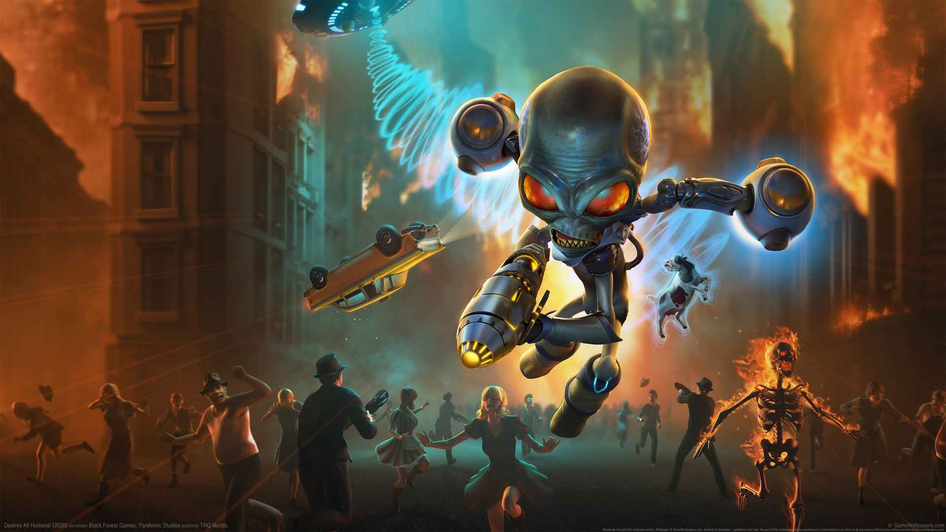 《Destroy All Humans 2020》外星人4k游戏壁纸-