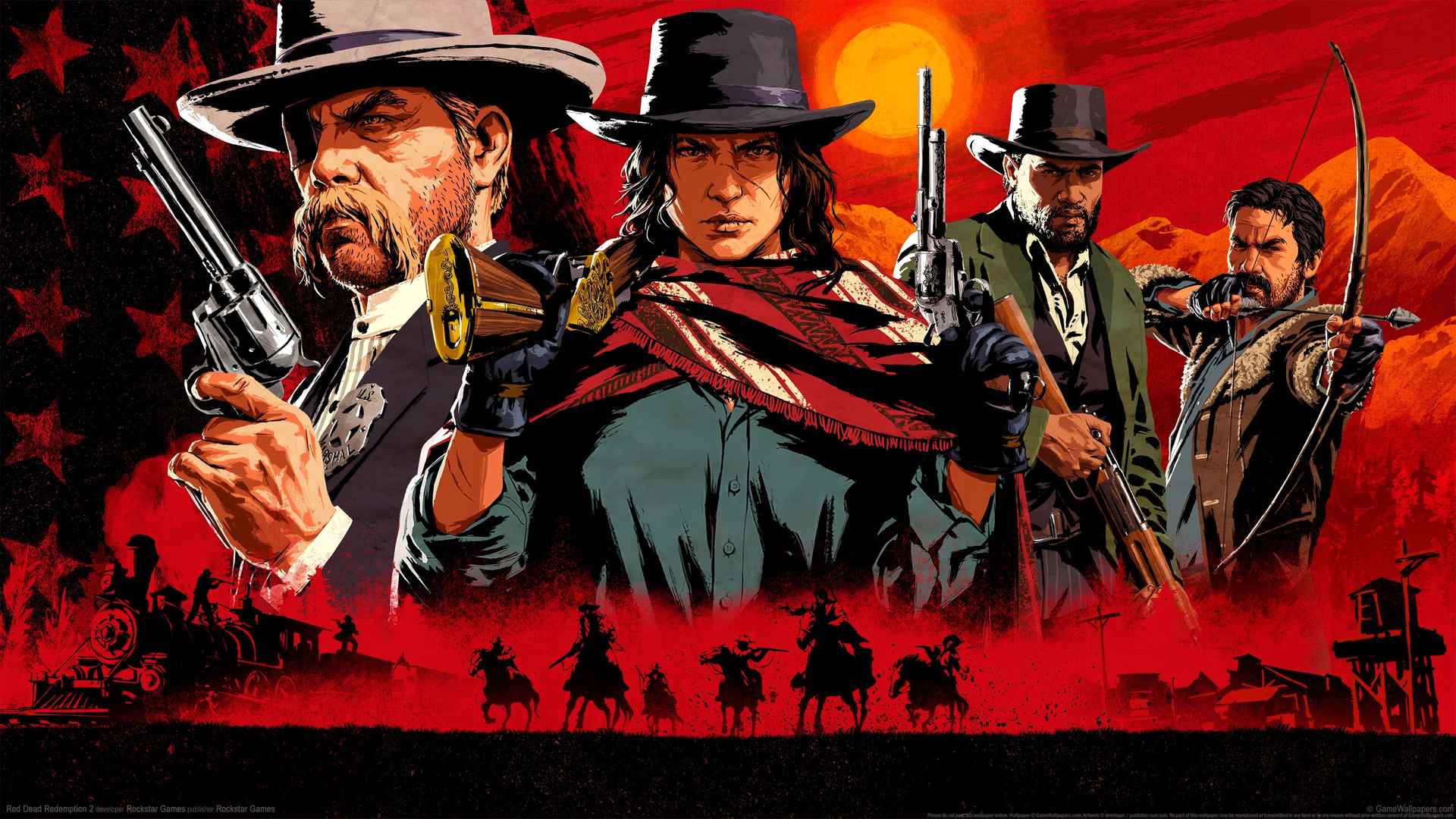 《Red Dead Redemption 2》4k游戏原画壁纸3840x2160-