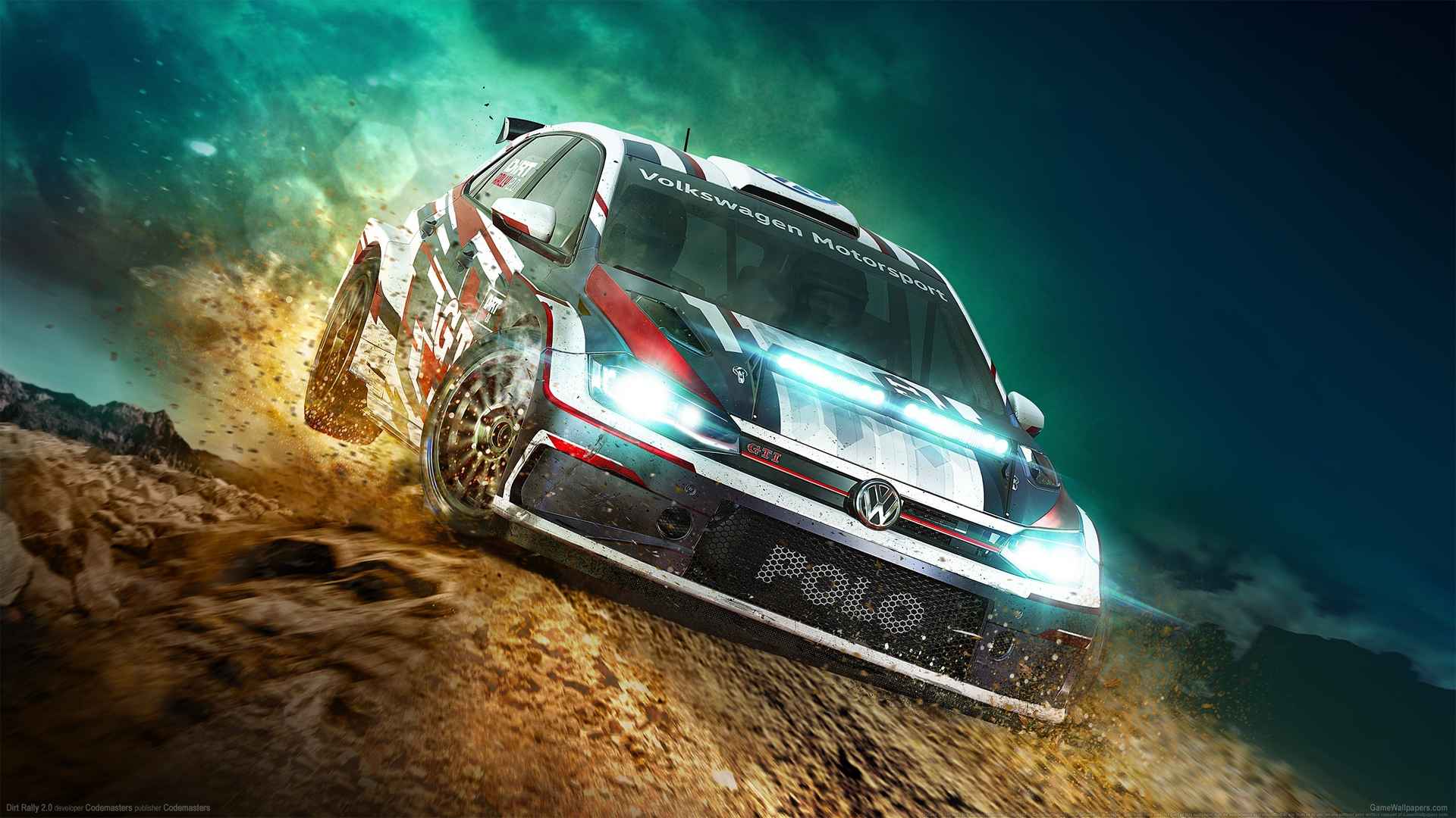 《尘埃拉力赛 Dirt Rally 2.0》大众跑车4k游戏壁纸
