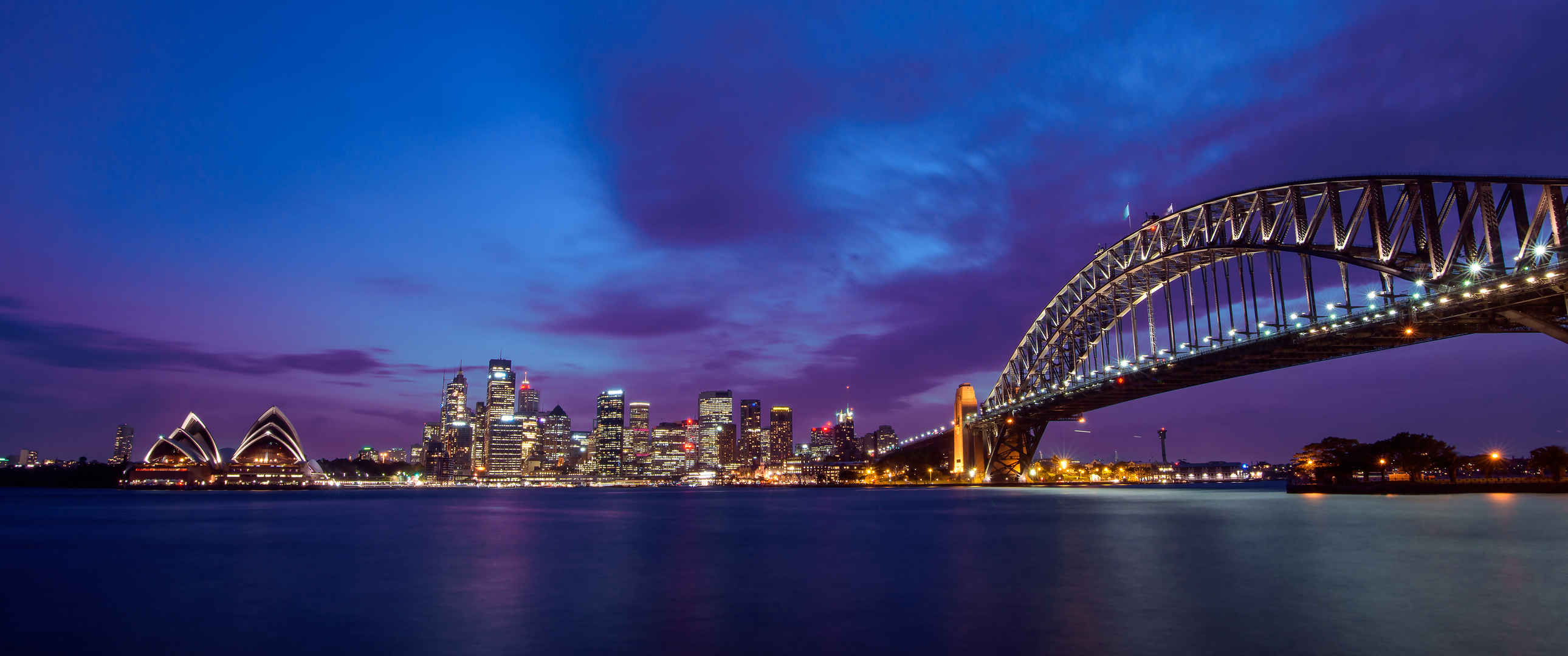悉尼歌剧院 悉尼大桥3440x1440带鱼屏曲面图片