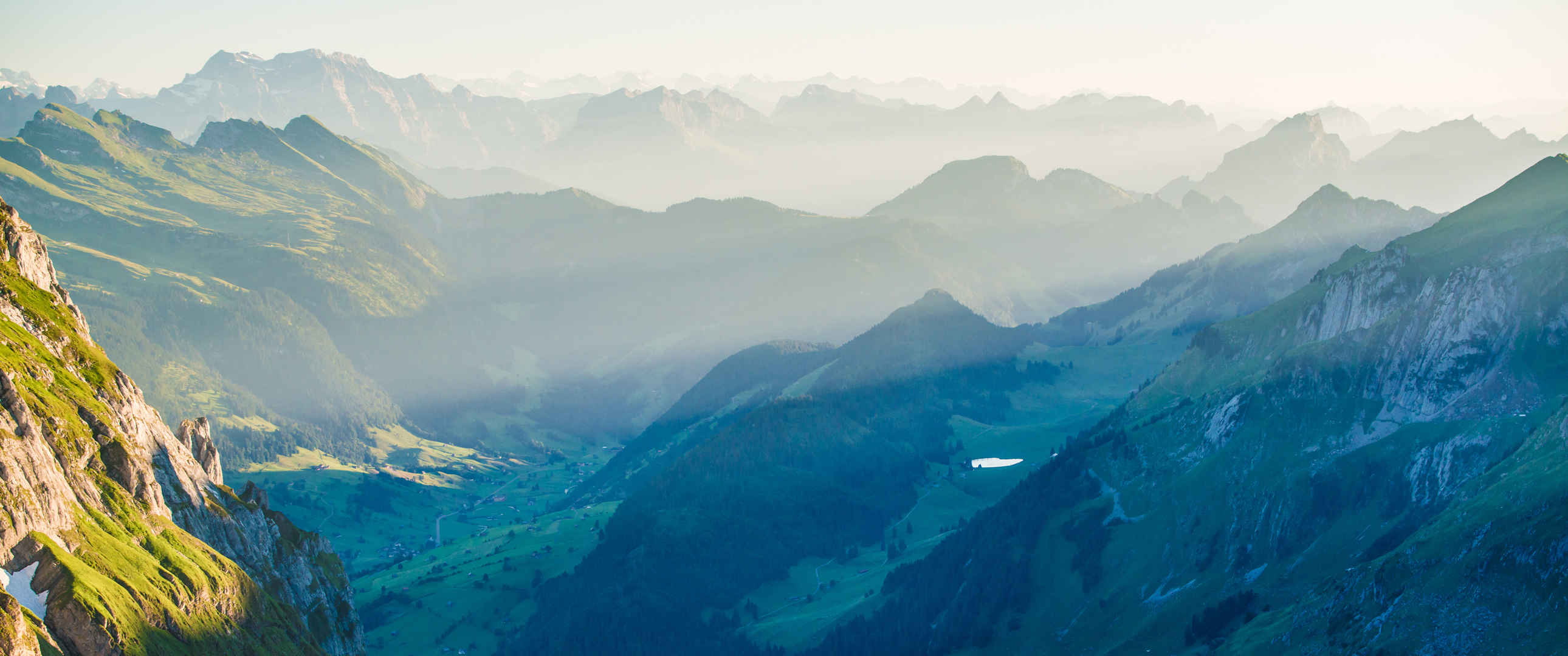 瑞士Rotsteinpass风景3440x1440壁纸