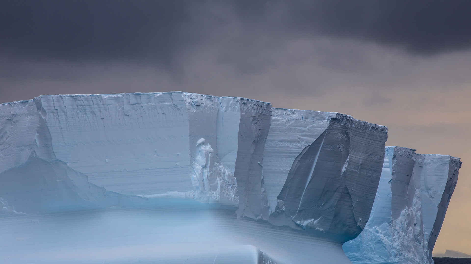 南极洲冰山风景4k壁纸