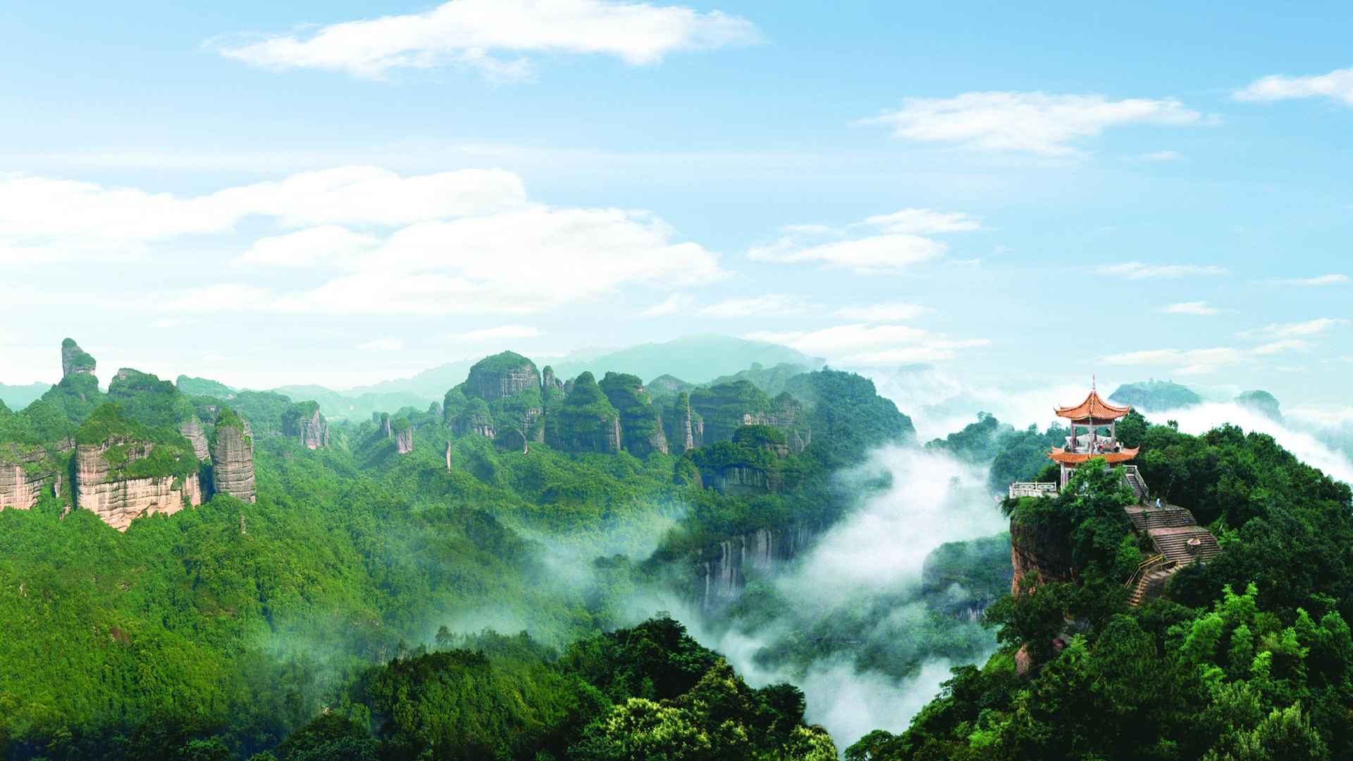 丹霞山自然风光最美的山图片