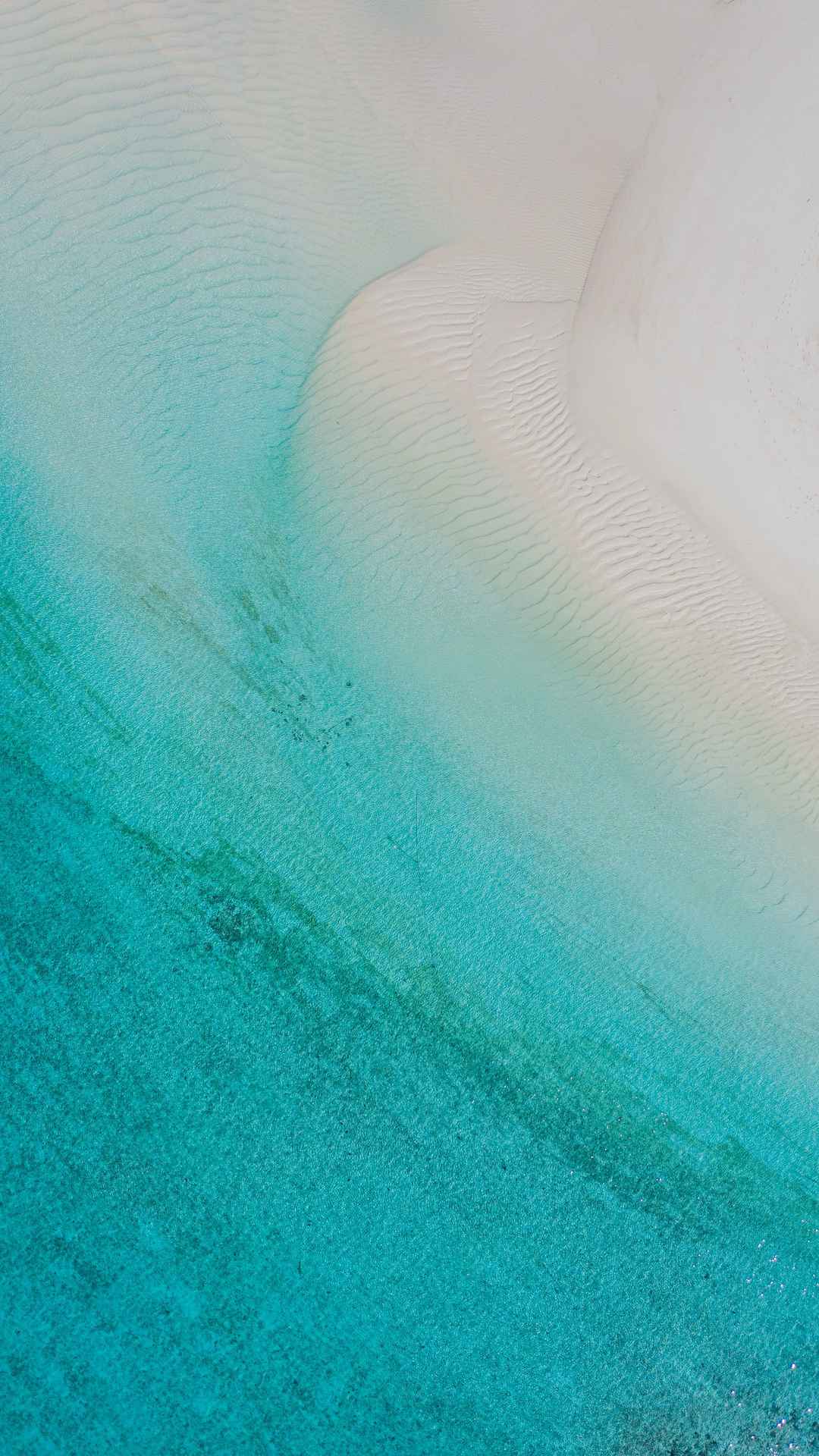 蓝色海滩手机壁纸