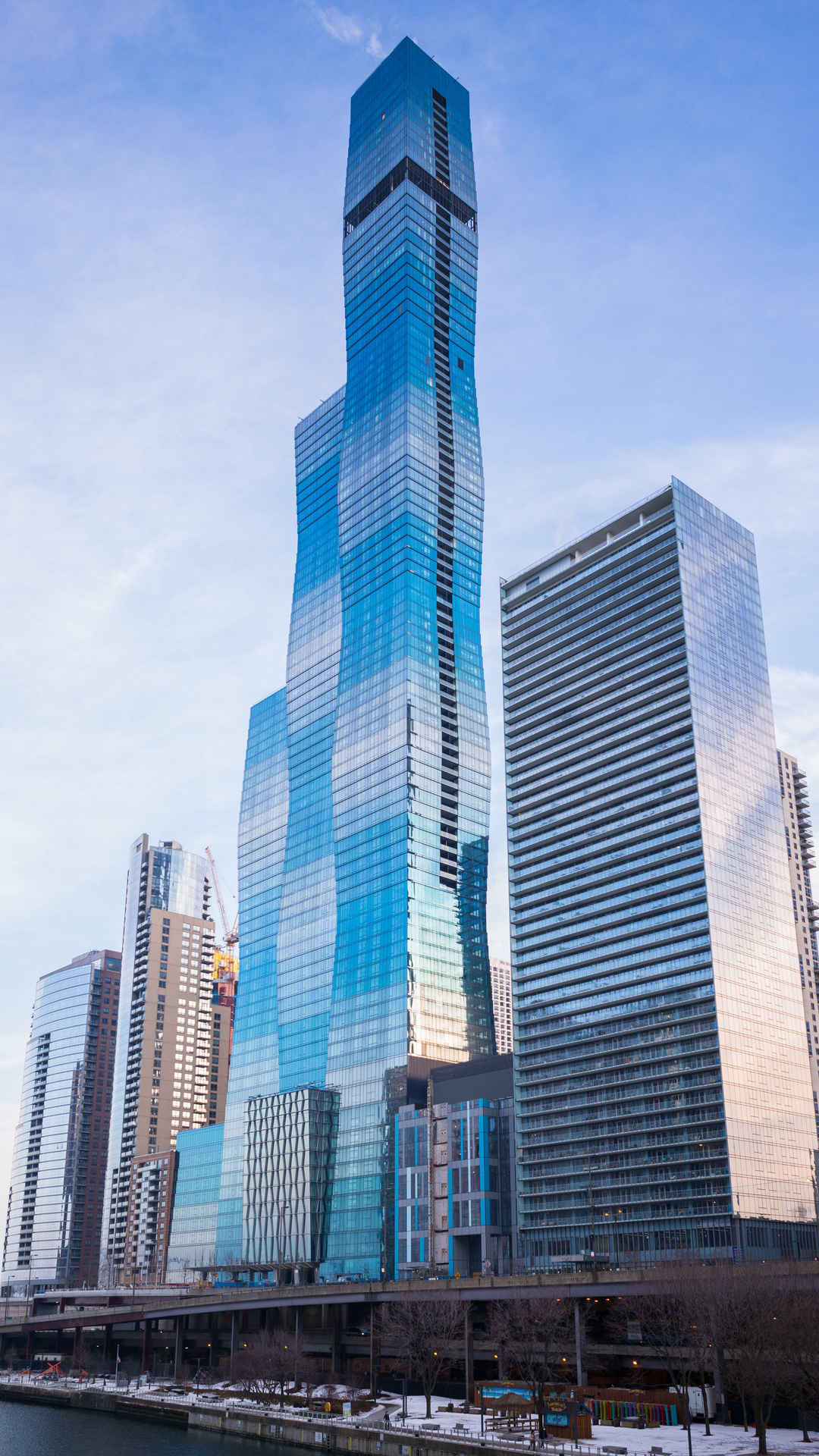 芝加哥摩天大楼手机壁纸