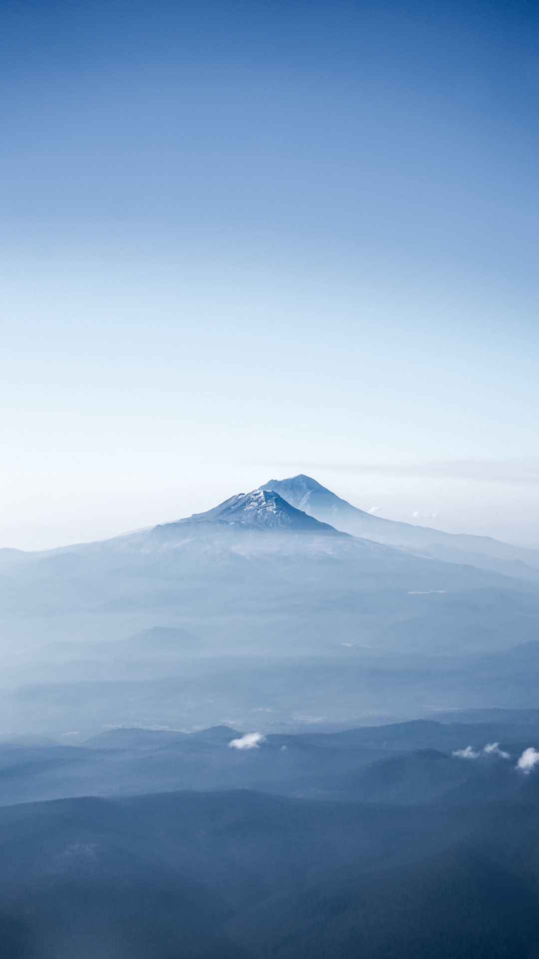 远处火山手机壁纸