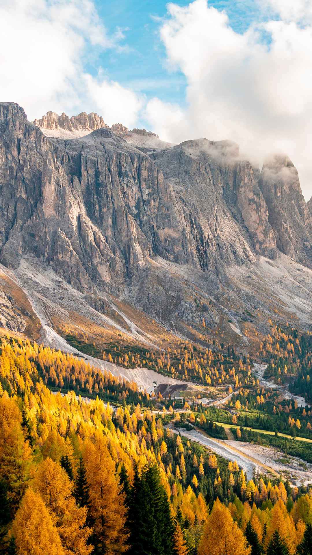 意大利加迪纳山口风景手机壁纸