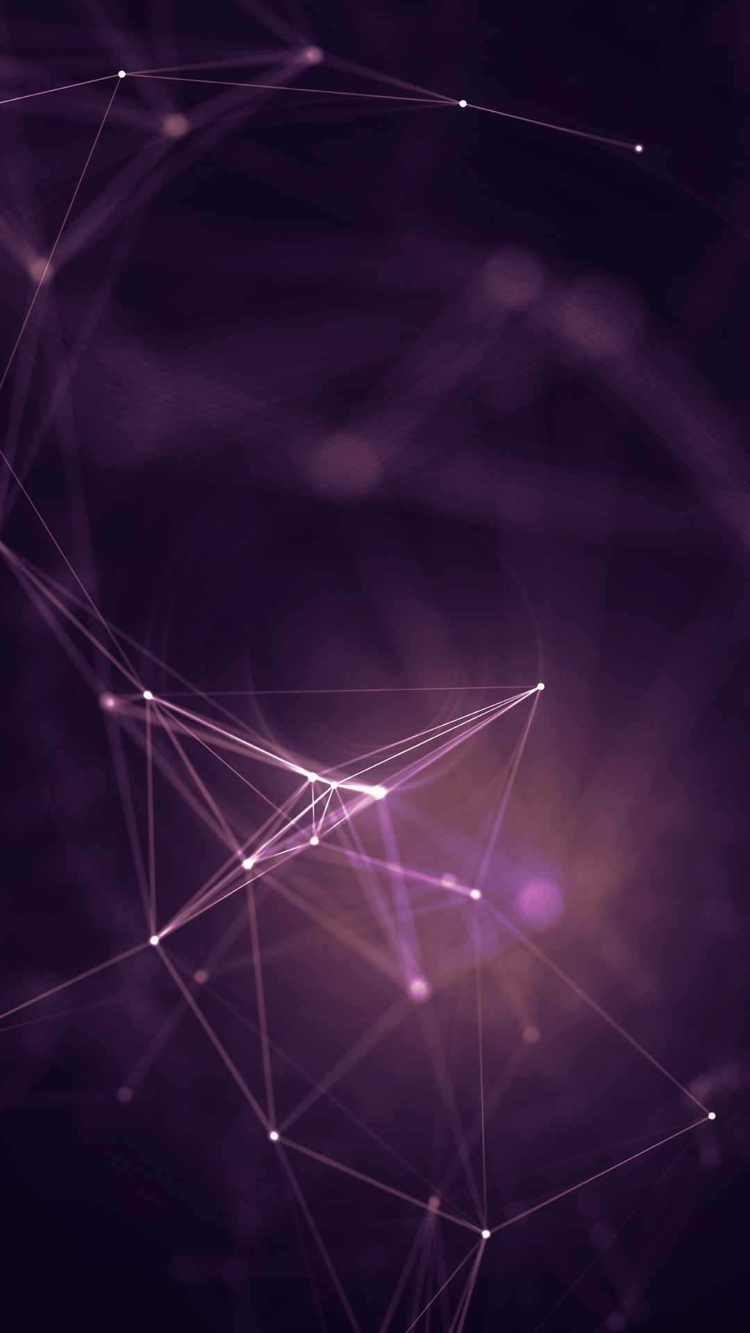 浅紫色几何抽象图形壁纸