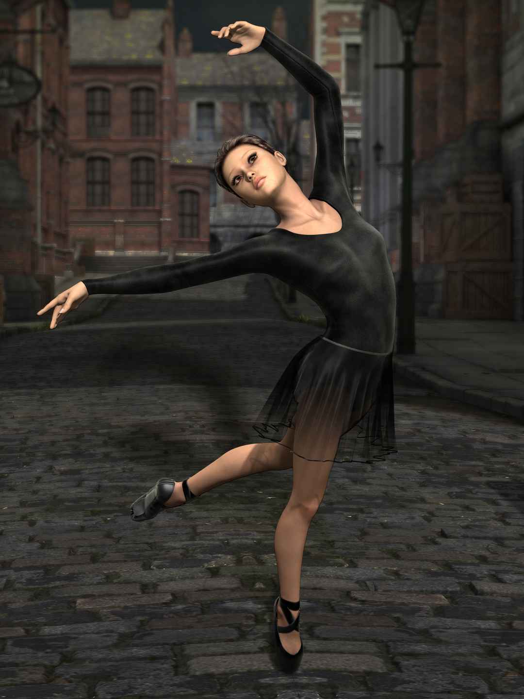 芭蕾舞 美女街道艺术 图片