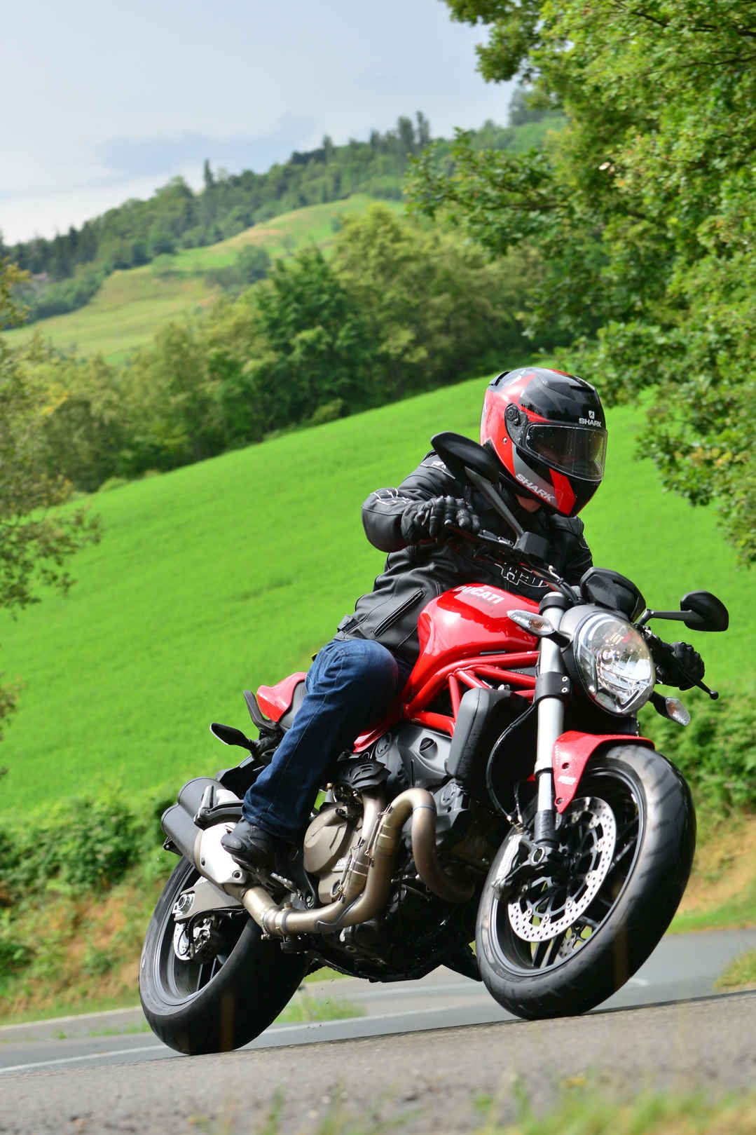 杜卡迪Ducati-Monster-821红色小怪兽摩托车图片