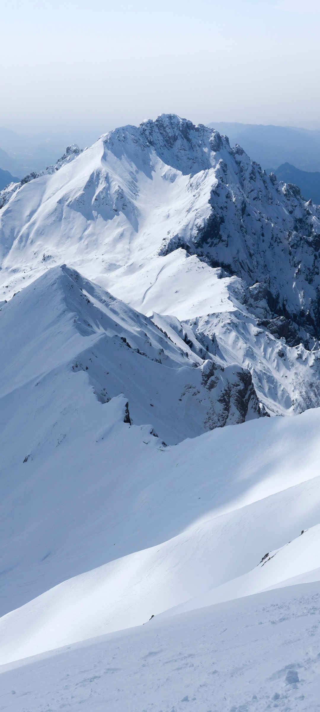 高山 雪景  风景 手机 壁纸