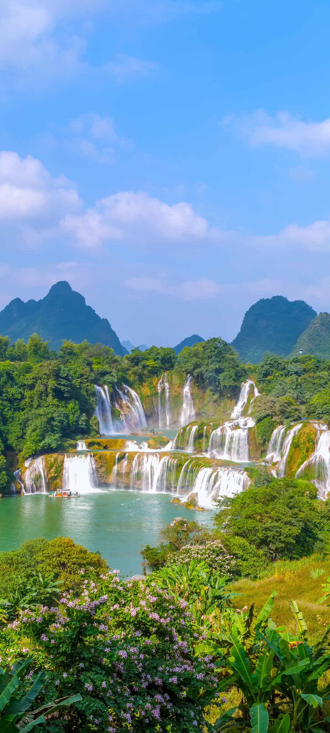 德天瀑布风景图片
