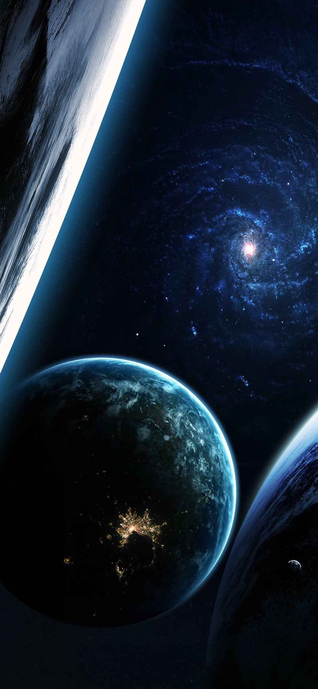 宇宙奥秘银河创意手机壁纸-
