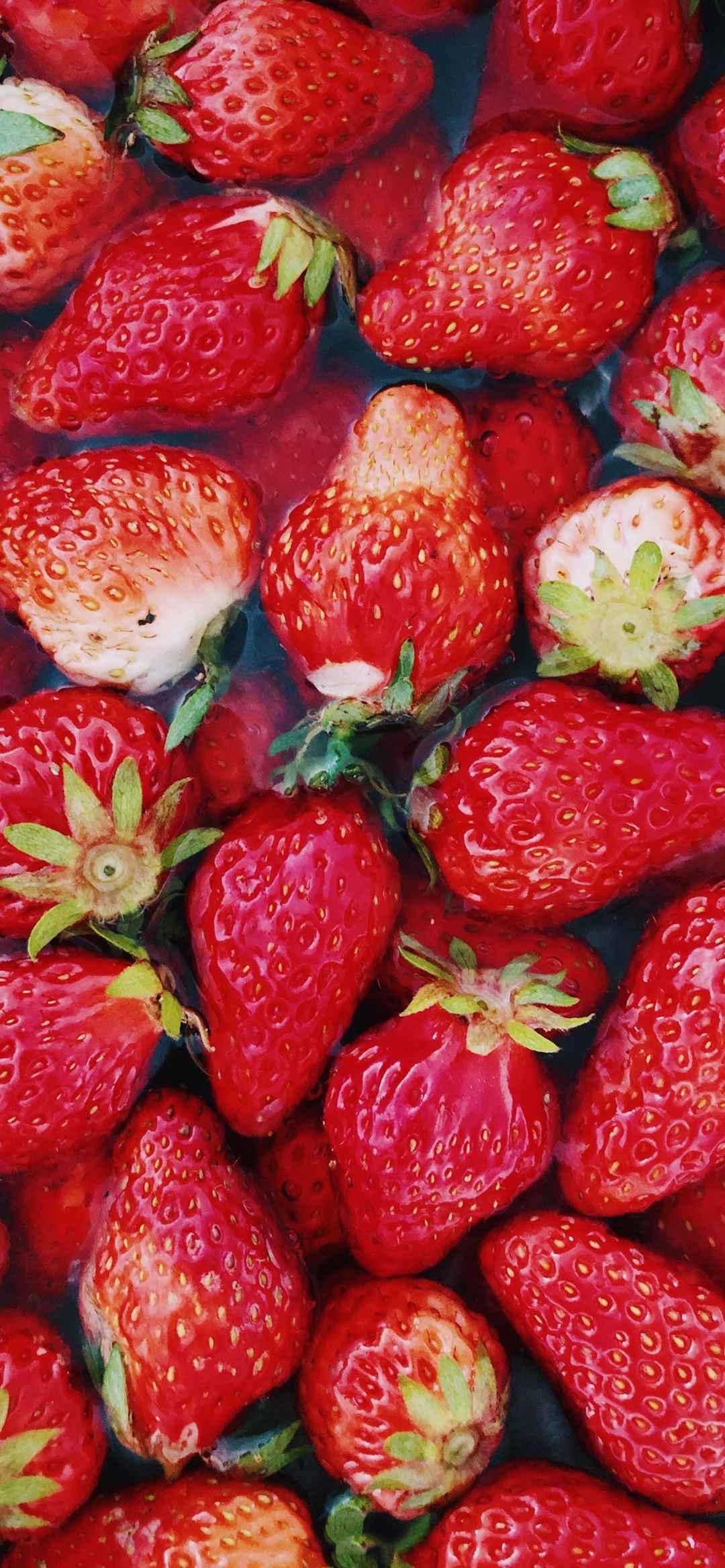 新鲜果蔬草莓美食诱惑高清手机壁纸-