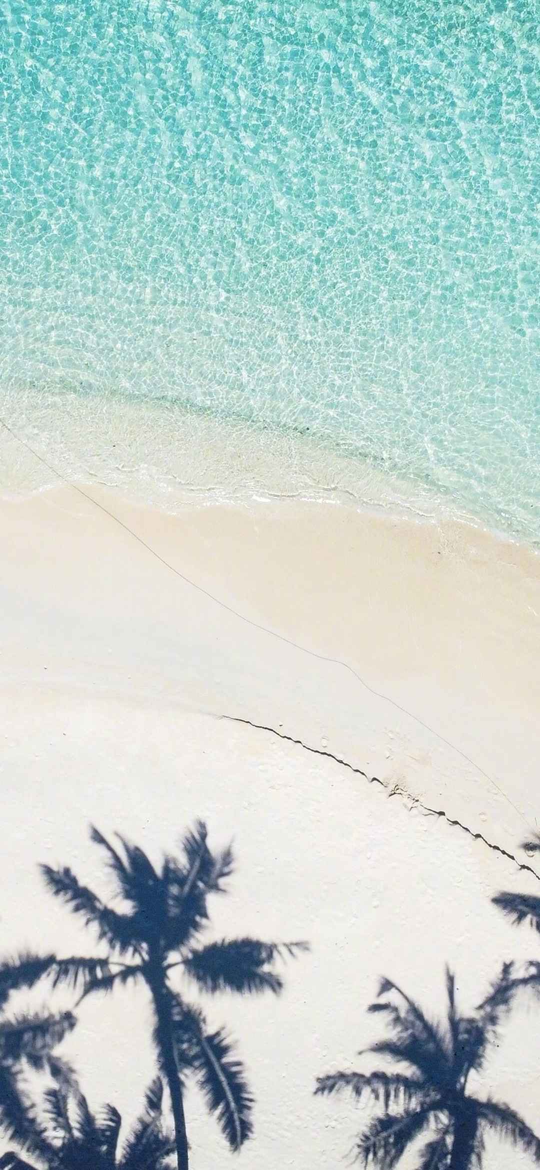 大海沙滩自然风景手机壁纸