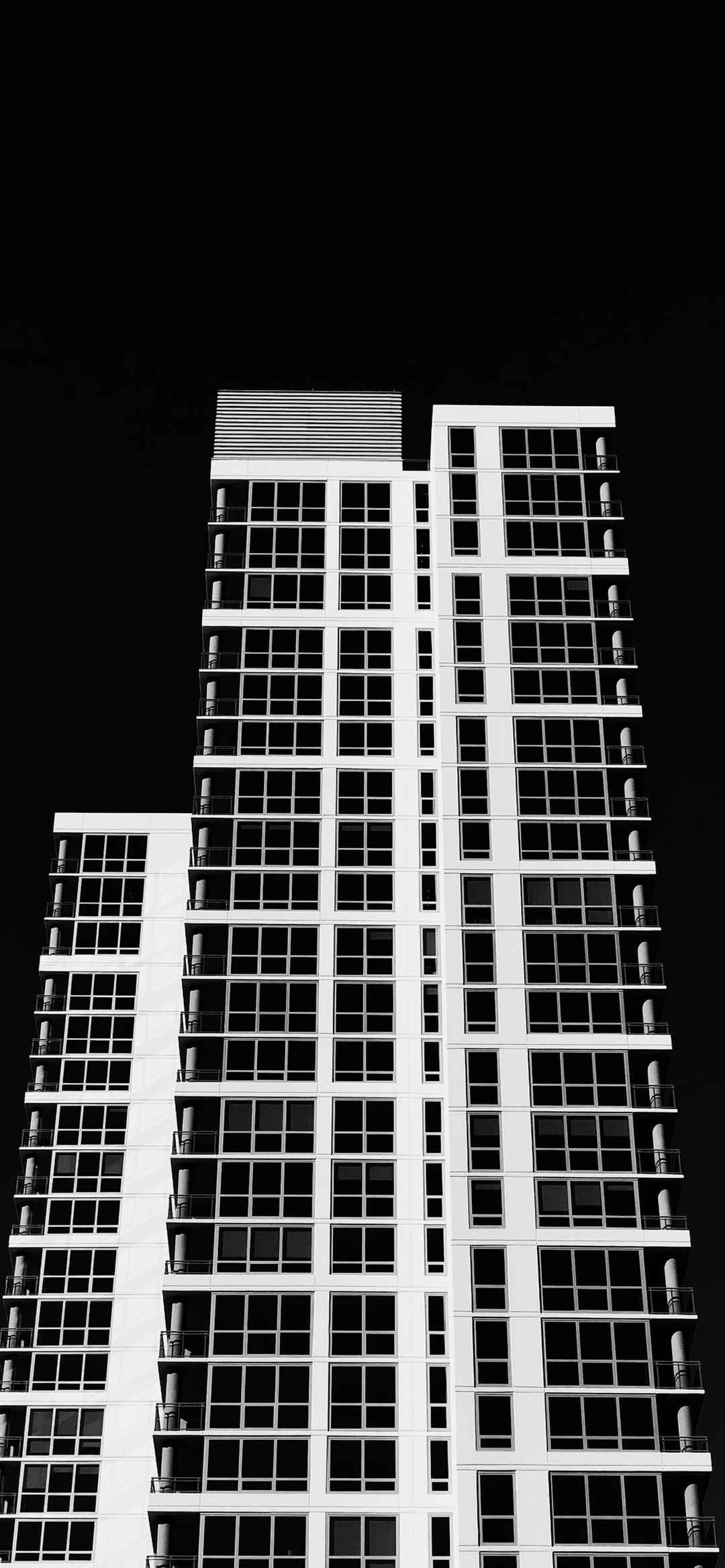 全屏超清建筑黑白摄影城市动态壁纸
