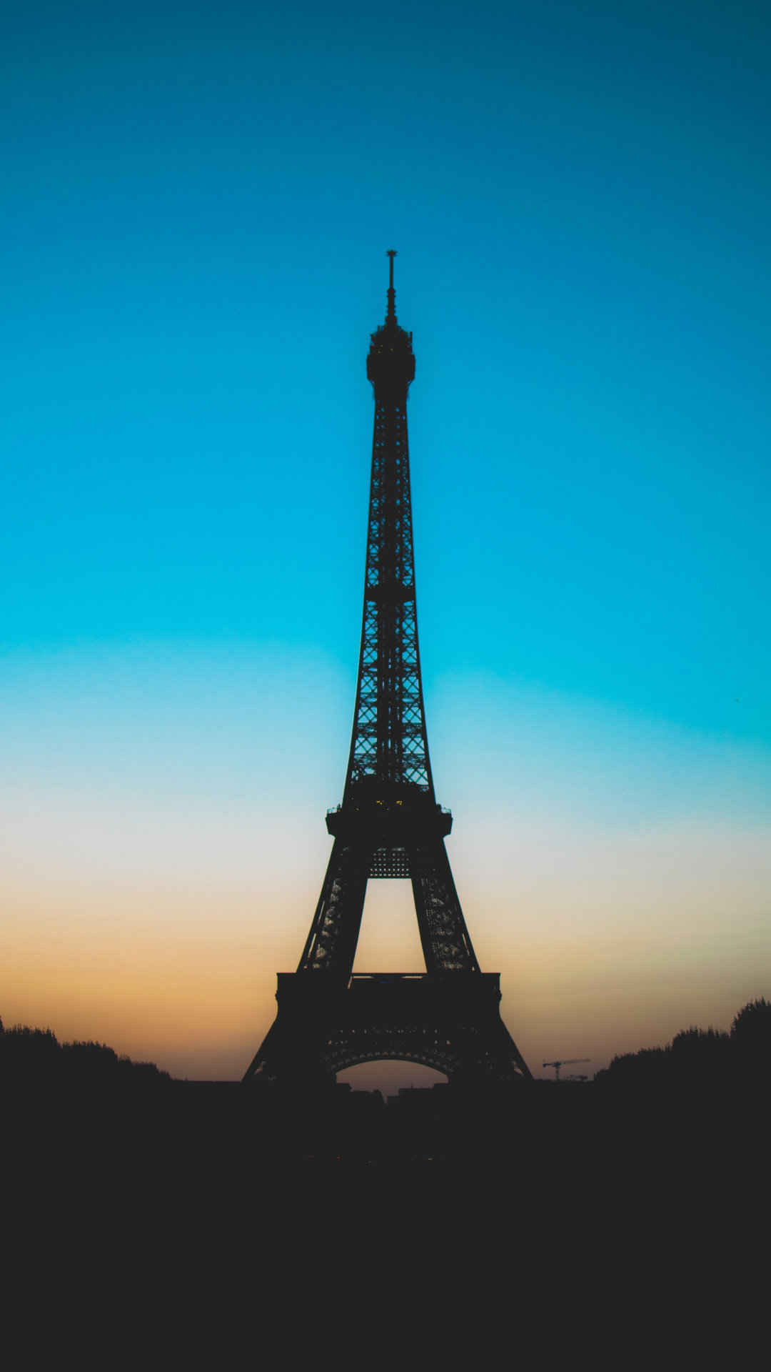 法国巴黎的埃菲尔铁塔高清摄影手机壁纸推荐下载-