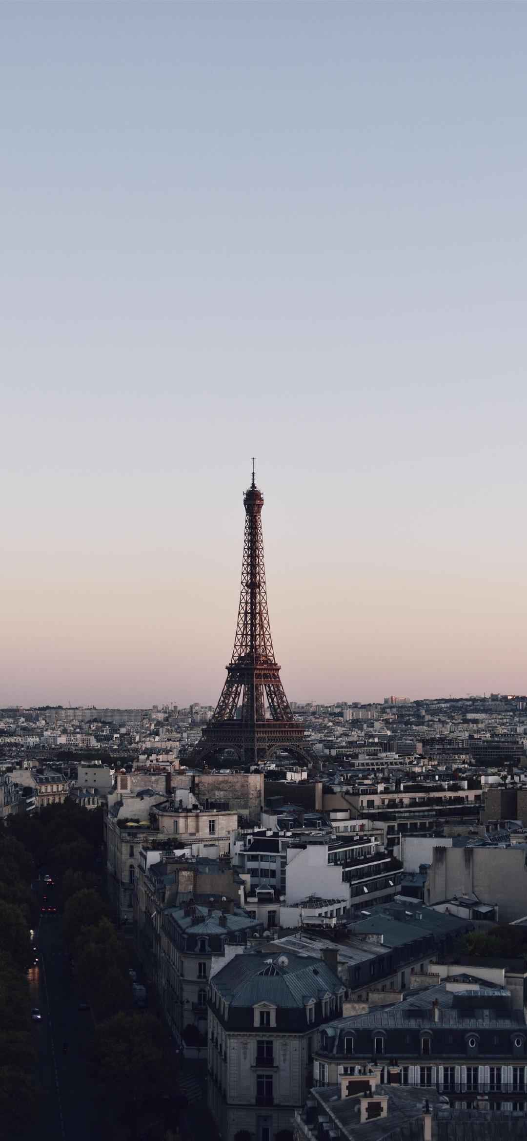 法国巴黎城市远景超清摄影手机壁纸-