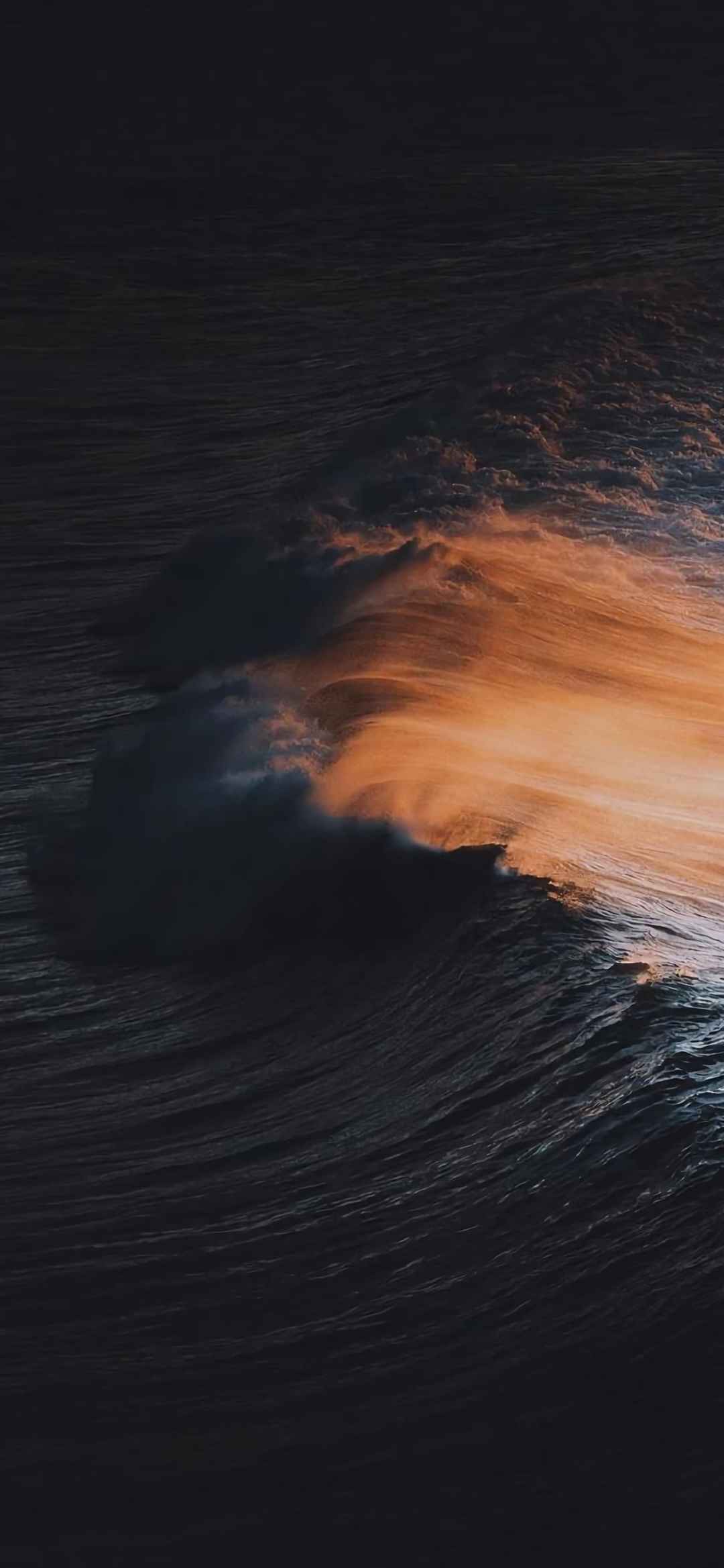 大海浪花摄影风景手机壁纸-