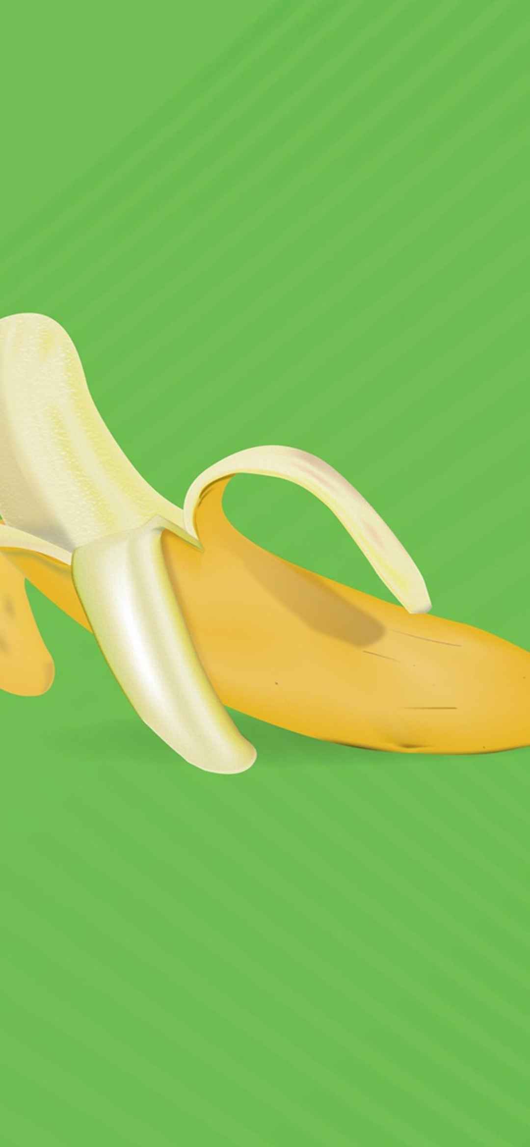 剥皮香蕉手机壁纸-