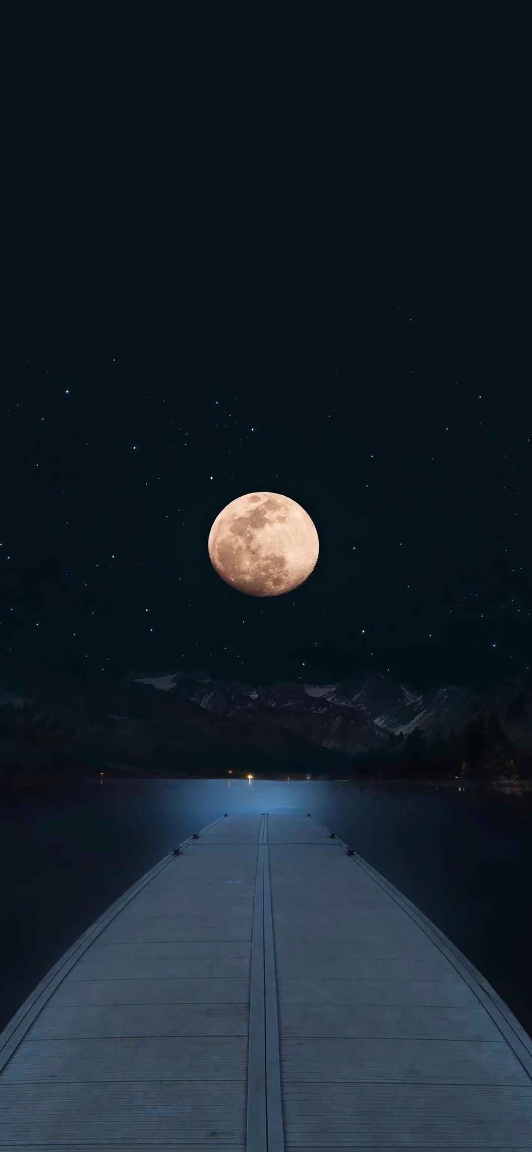 梦幻月亮风景图片手机壁纸