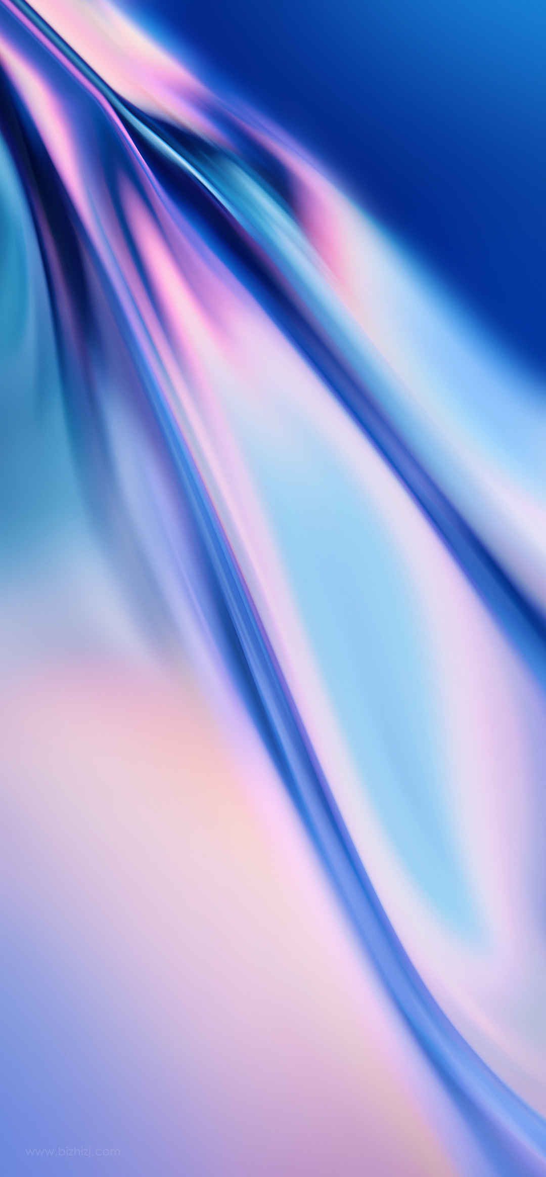 一加OnePlus 9 Pro内置蓝粉色渐变背景手机壁纸