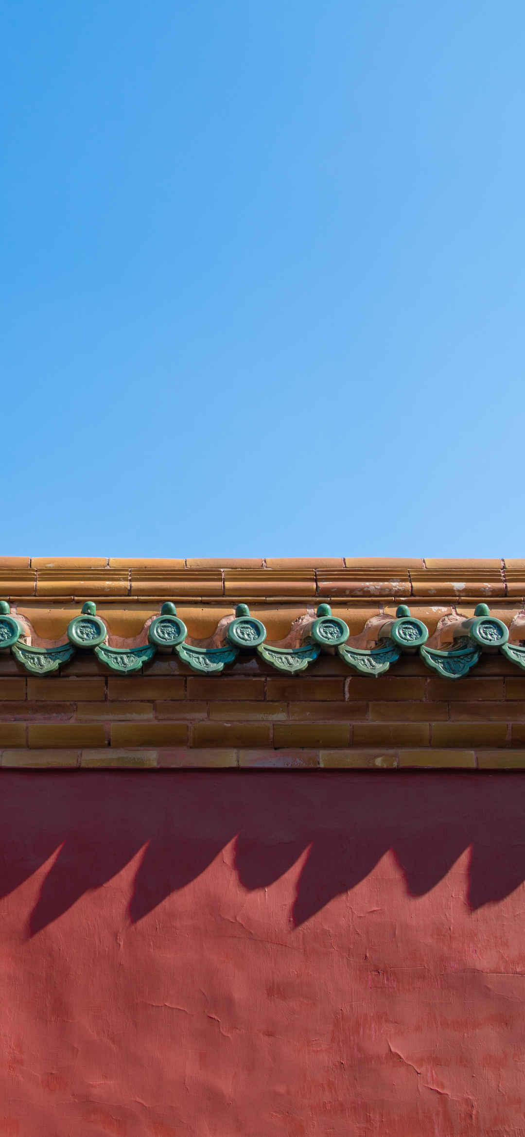 北京故宫朱墙绿瓦风景壁纸-